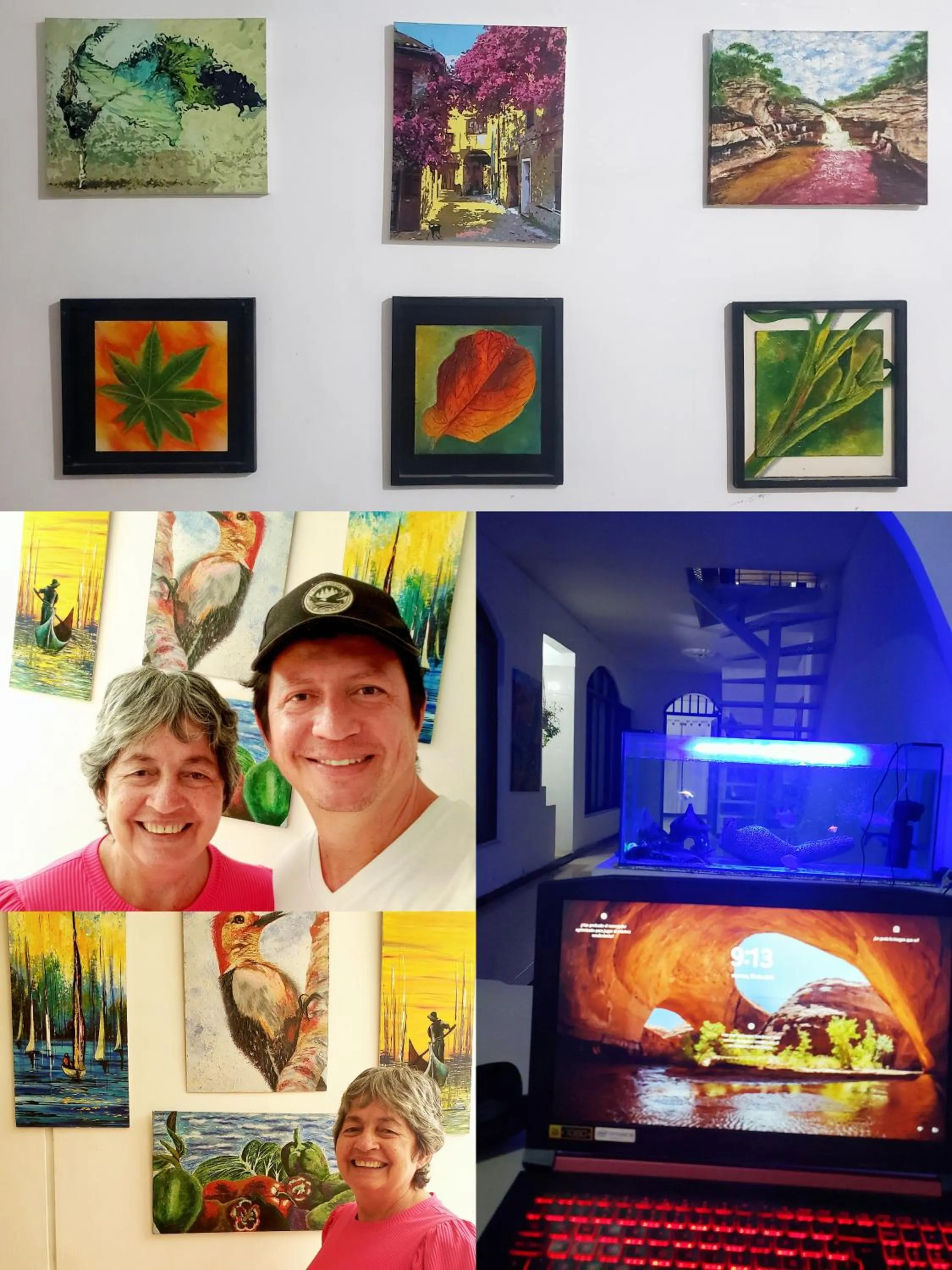 Living room in Mom's house Colombia