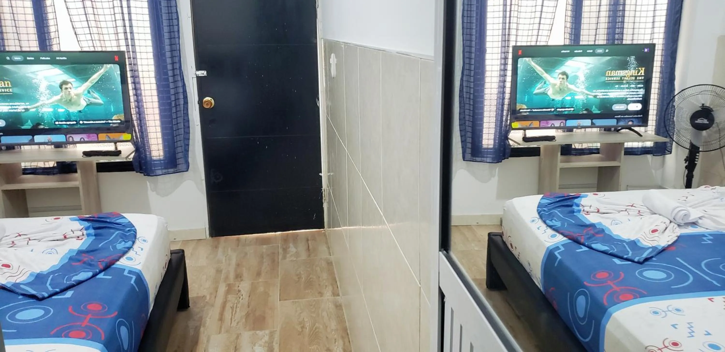 Bed in Mom's house Colombia