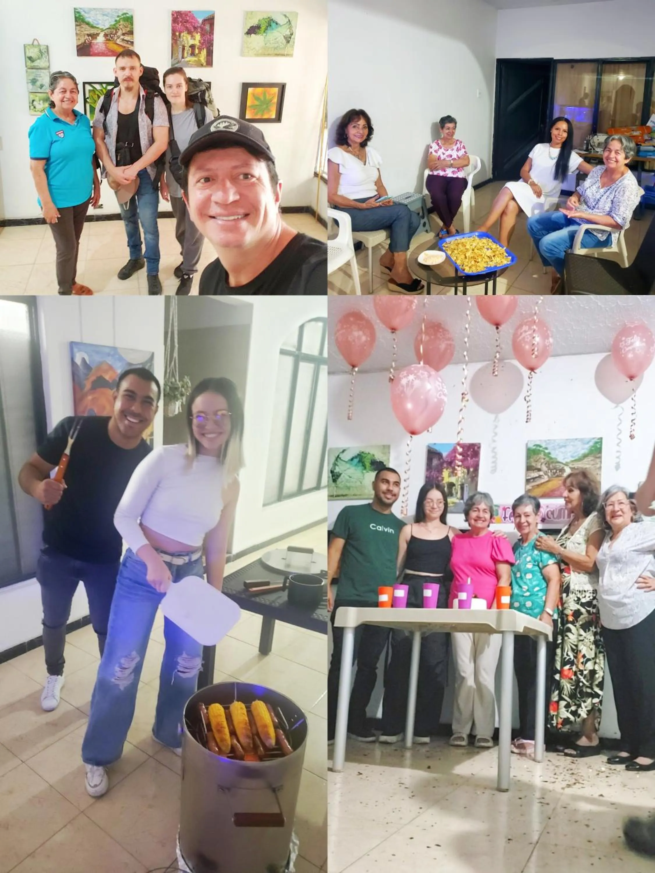 People in Mom's house Colombia