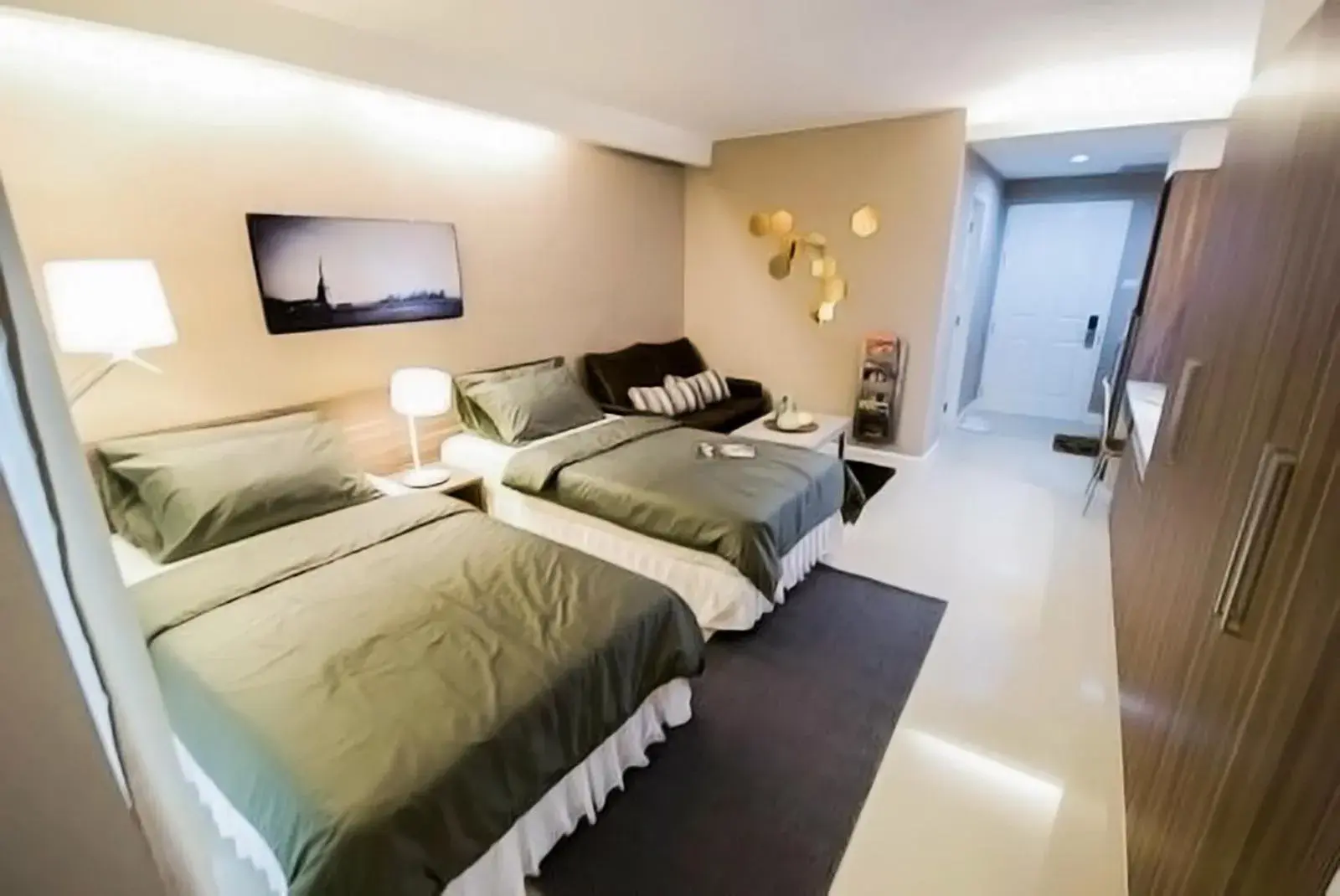 Photo of the whole room, Bed in Jpark Residences at Thammasat Rangsit Photo of the whole room, Bed in Jpark Residences at Thammasat Rangsit