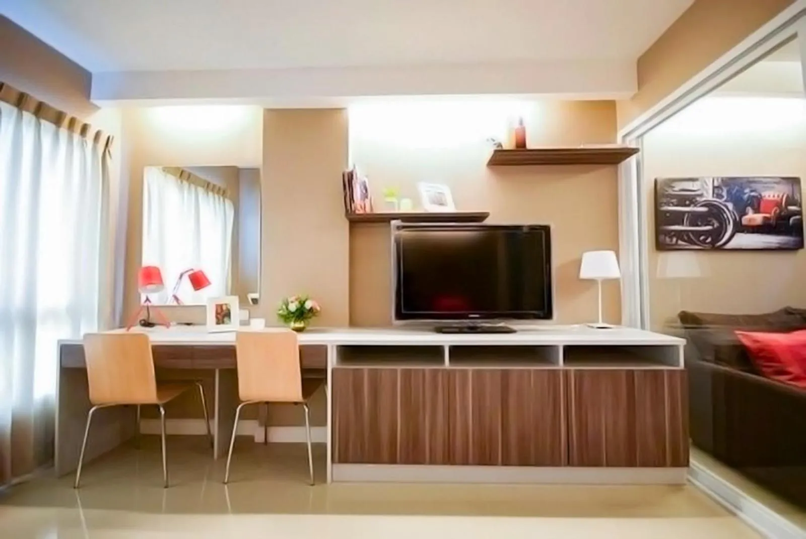 TV and multimedia in Jpark Residences at Thammasat Rangsit