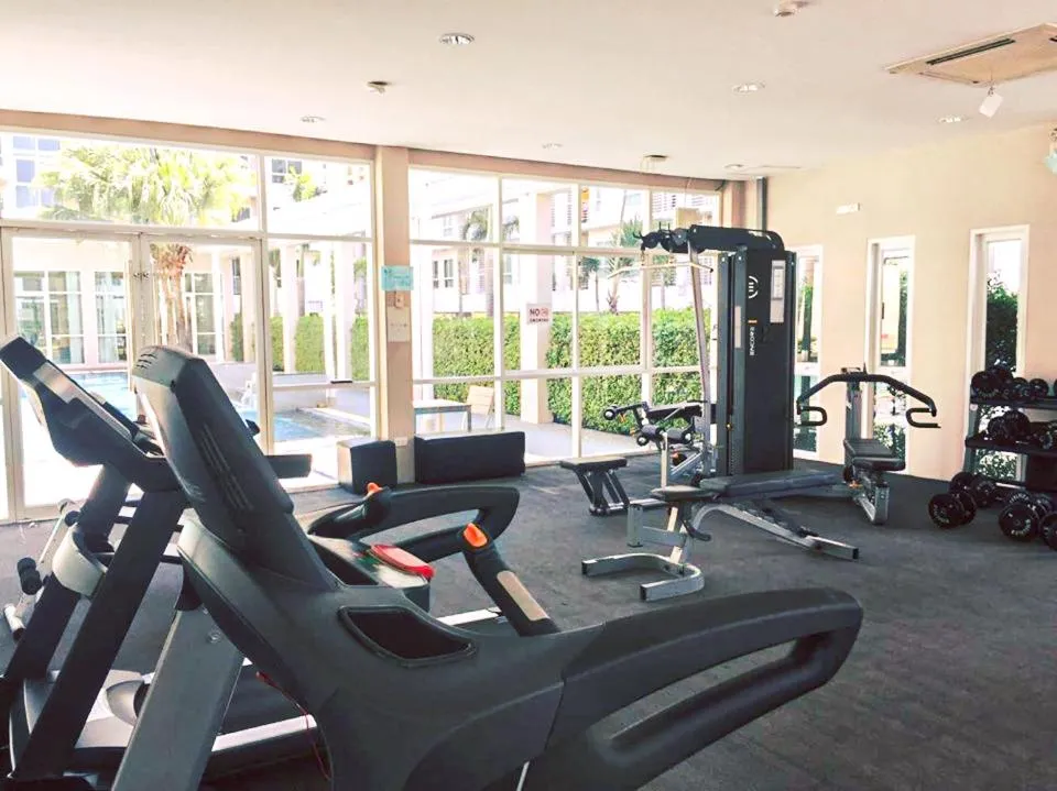 Fitness centre/facilities in Jpark Residences at Thammasat Rangsit