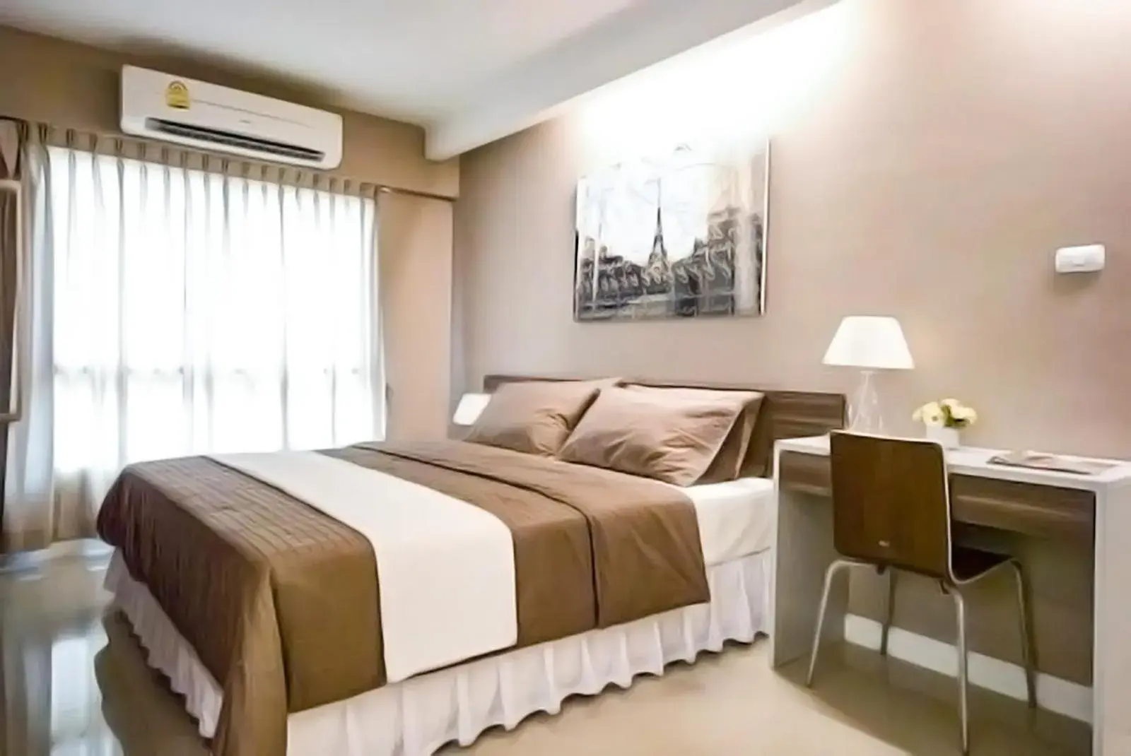 Photo of the whole room, Bed in Jpark Residences at Thammasat Rangsit Photo of the whole room, Bed in Jpark Residences at Thammasat Rangsit