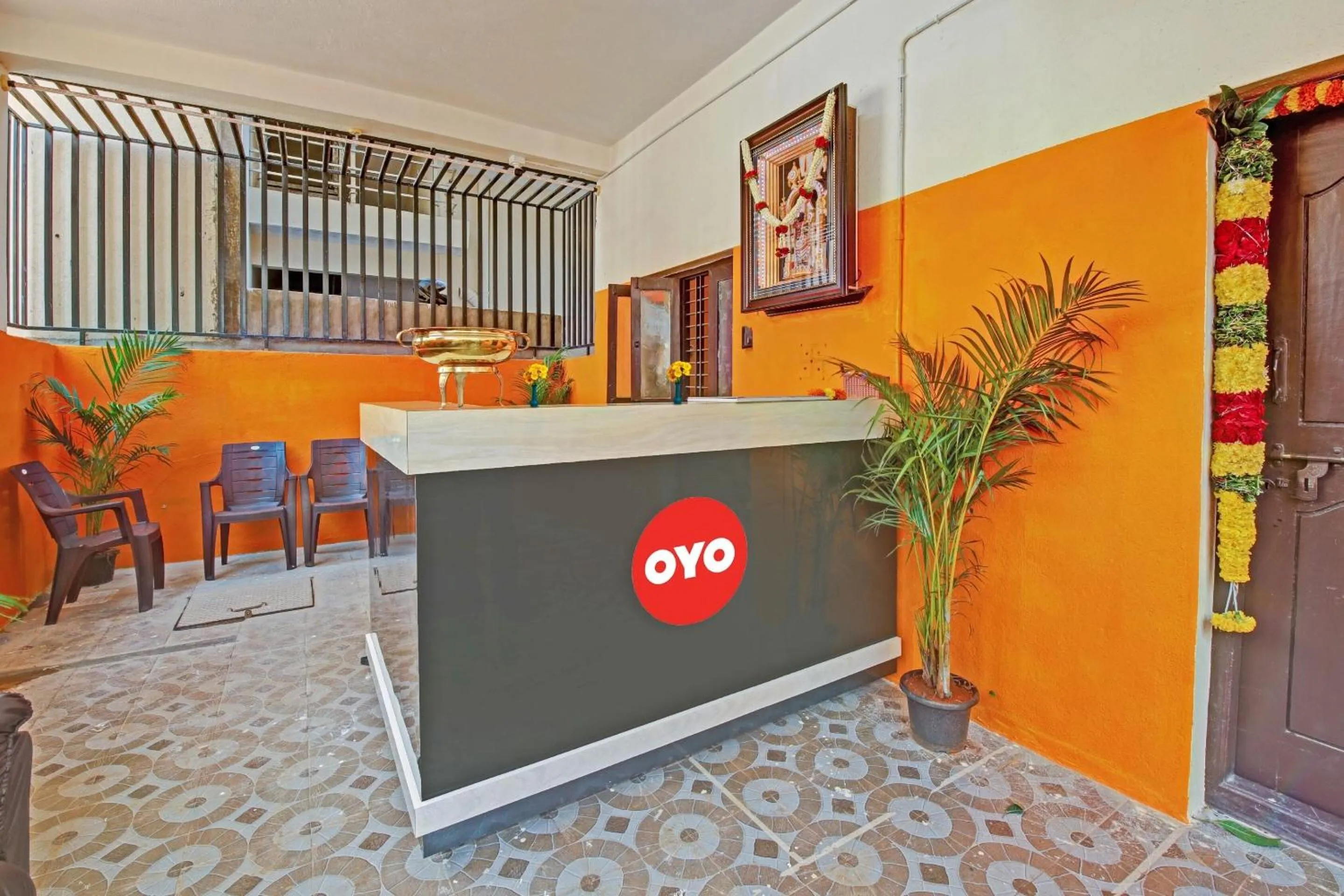 Lobby or reception in Hotel O Honnagiri Residency