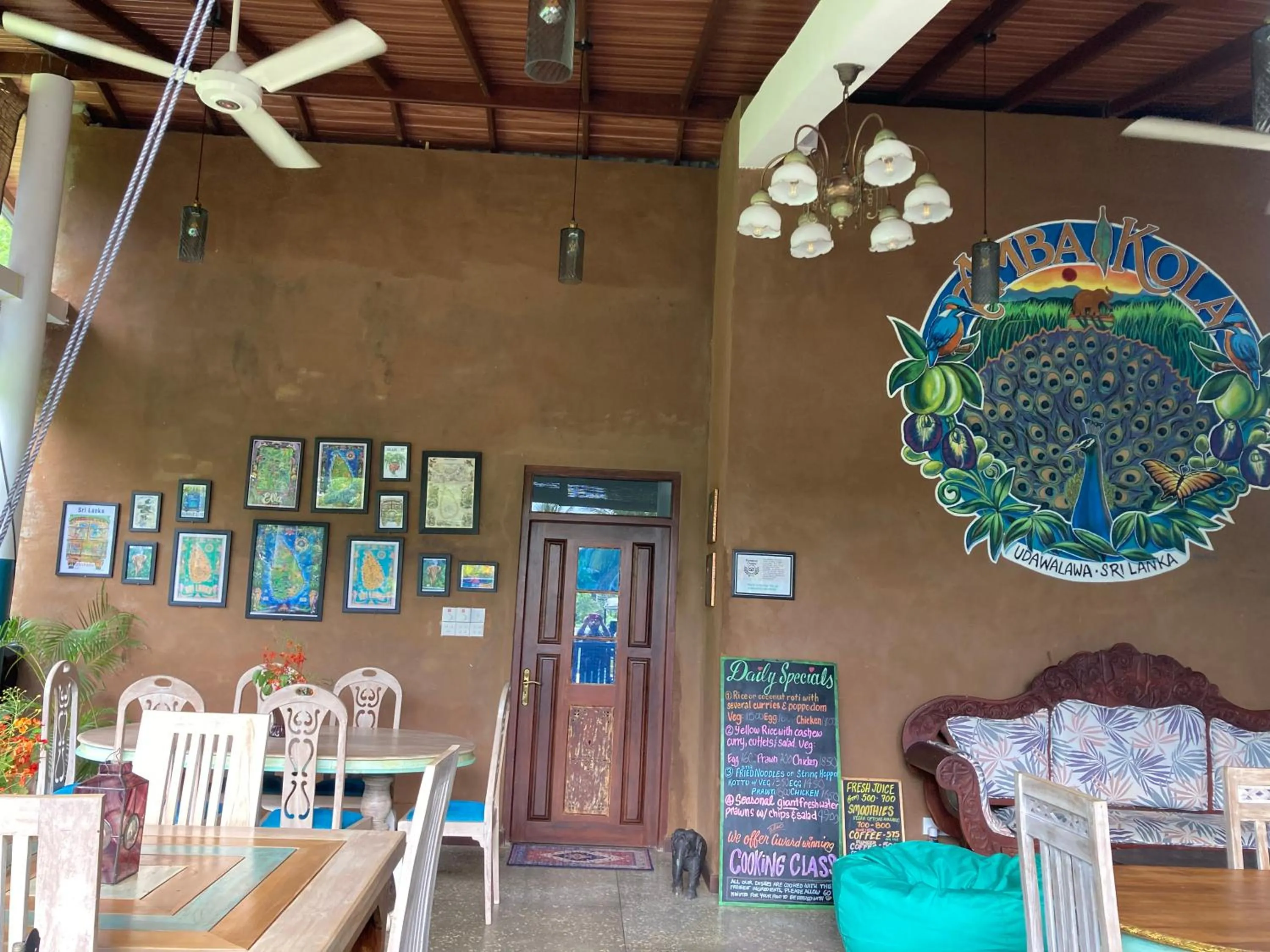 Seating area in Amba Kola Udawalawa