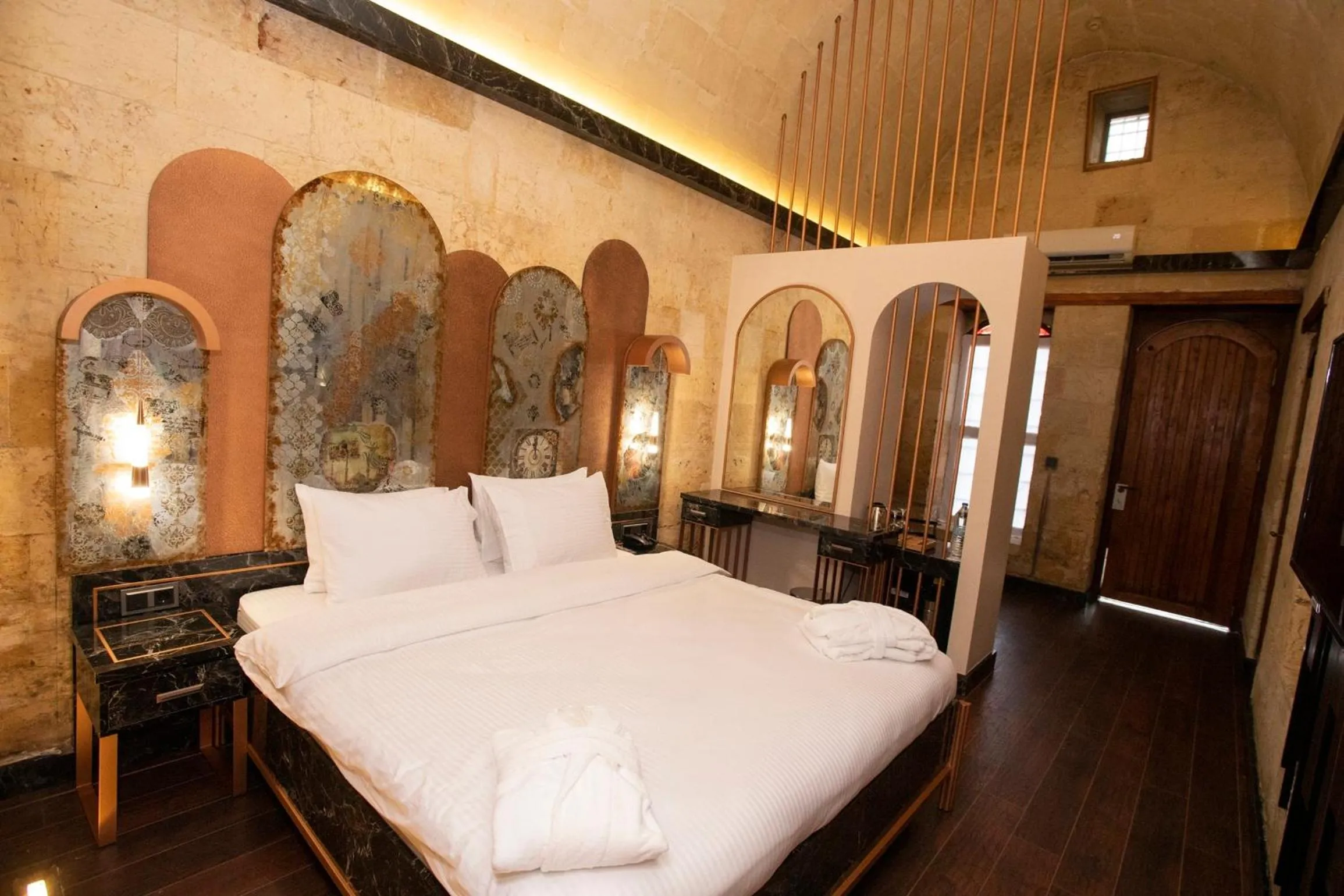 Bed in Bayazhan Hotel ve Restaurant