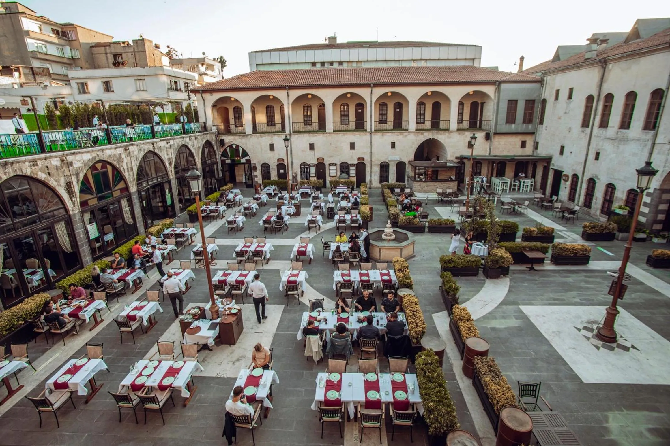 Inner courtyard view in Bayazhan Hotel ve Restaurant