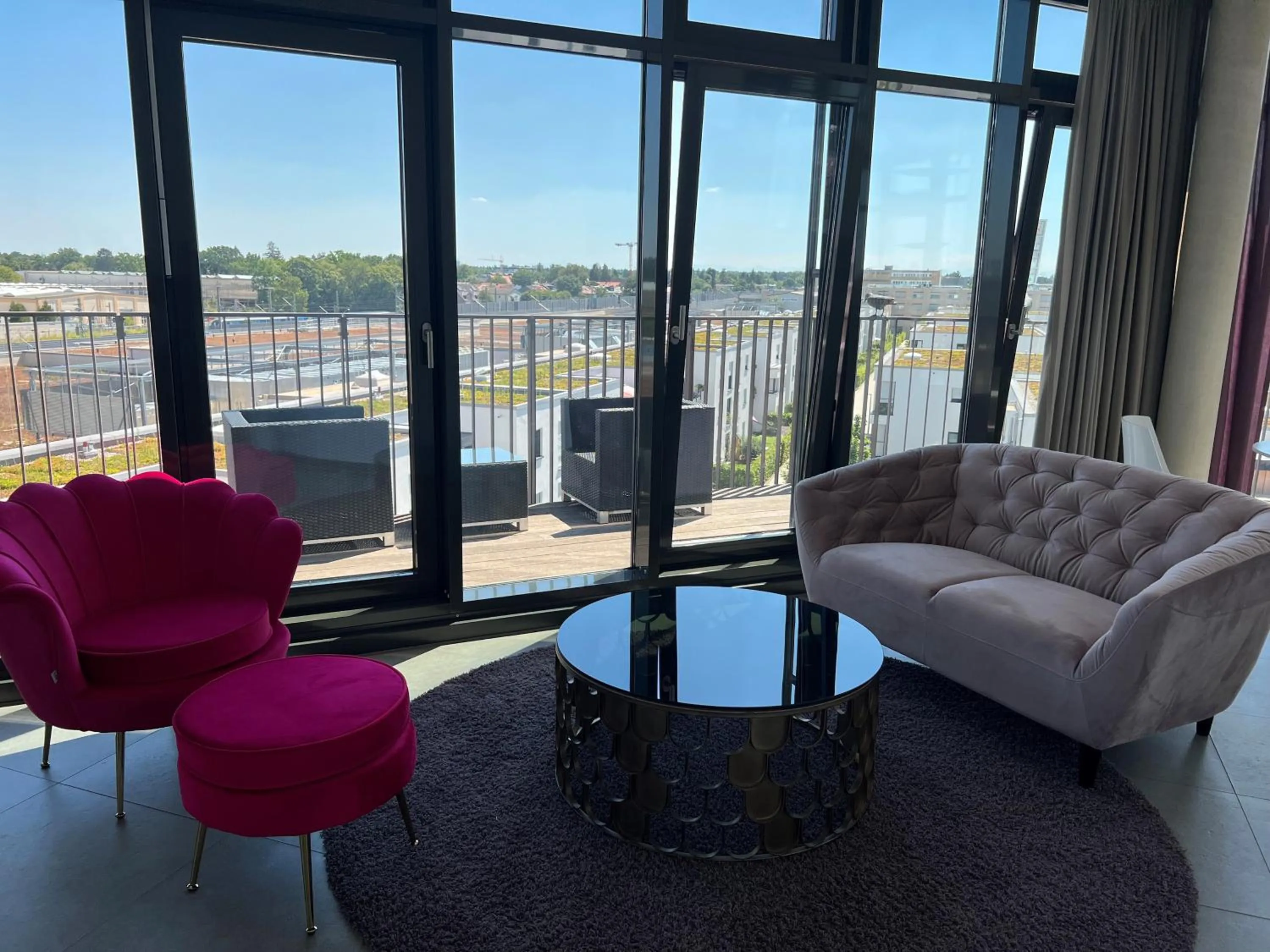 Living room in Hotel im Bunker