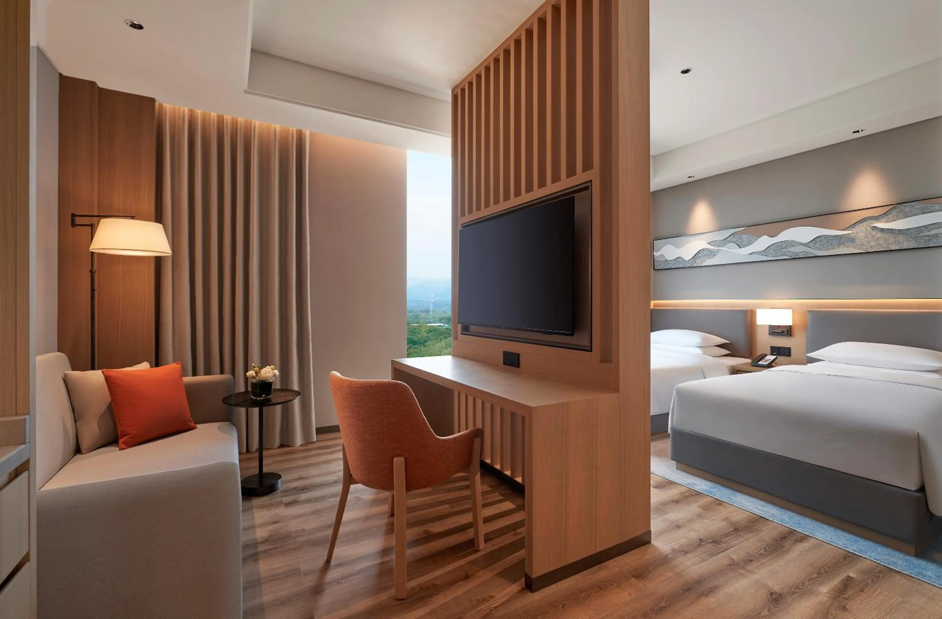 Bed in Hyatt Place Huangshan Train Station