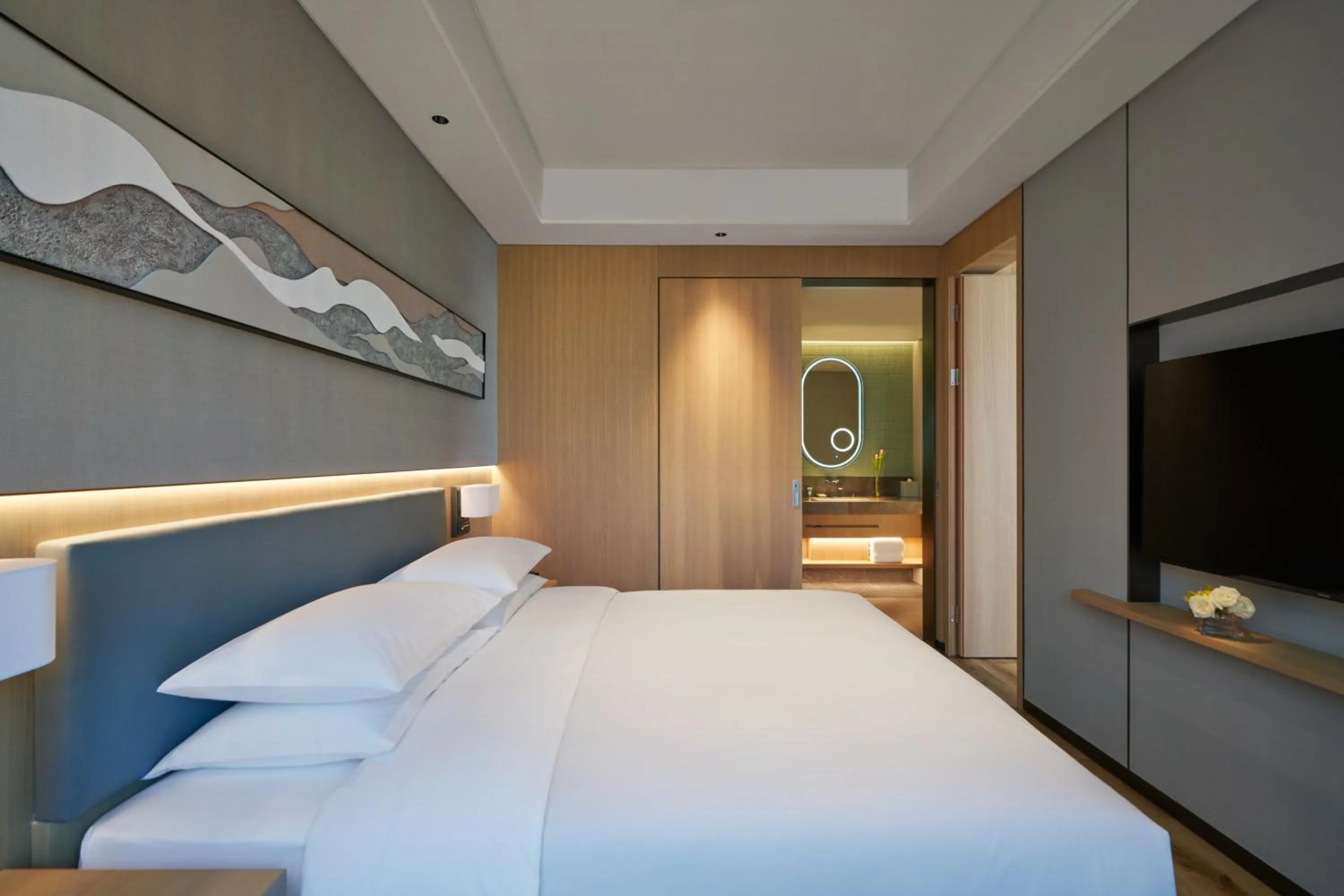 Bed in Hyatt Place Huangshan Train Station