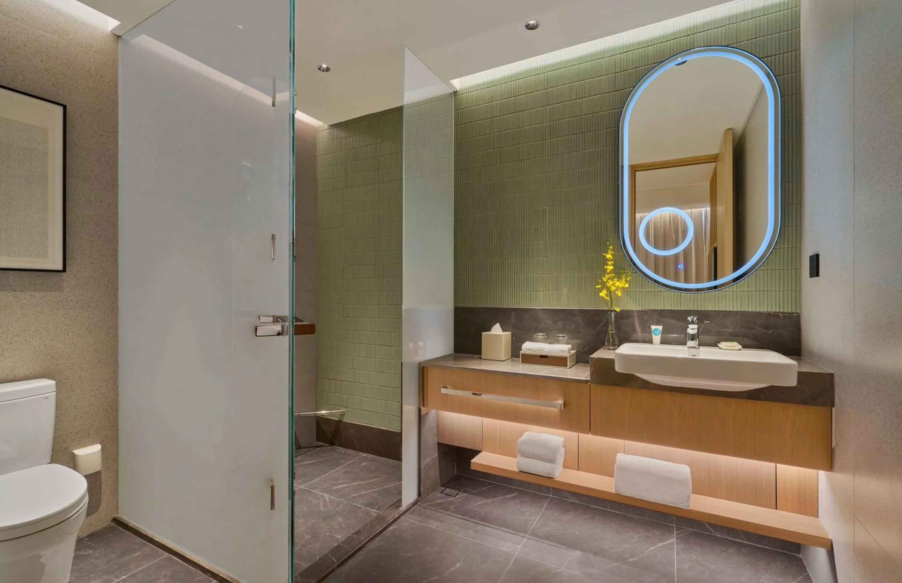 Bathroom in Hyatt Place Huangshan Train Station