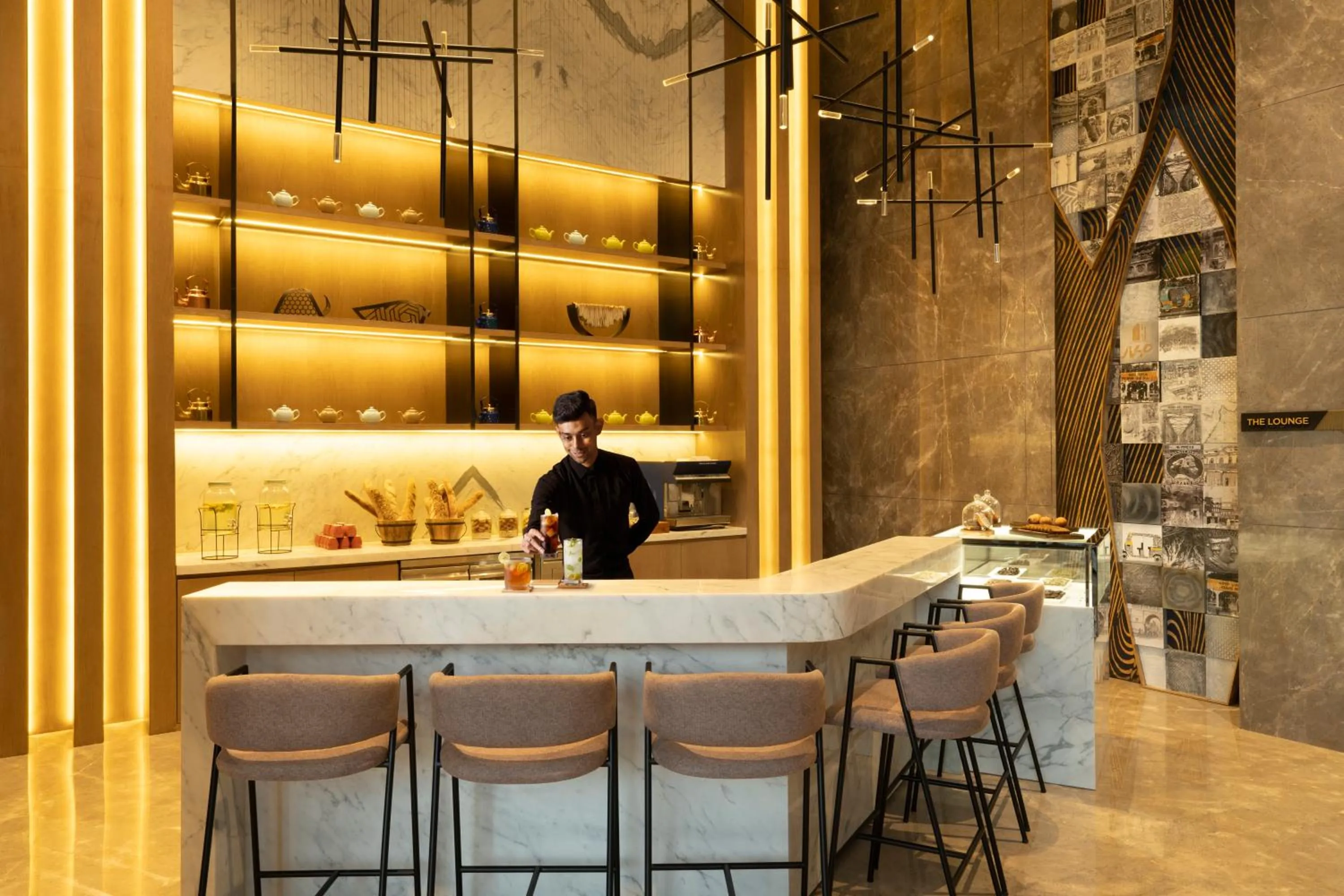 Lounge or bar in Hyatt Place Bharuch