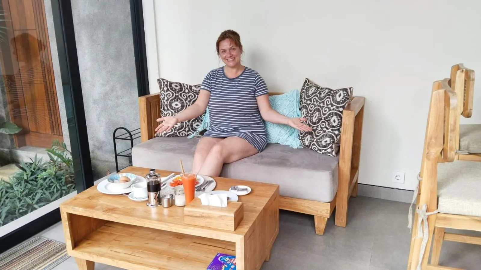 Breakfast in Sawitri Anandhita Luxury Villas