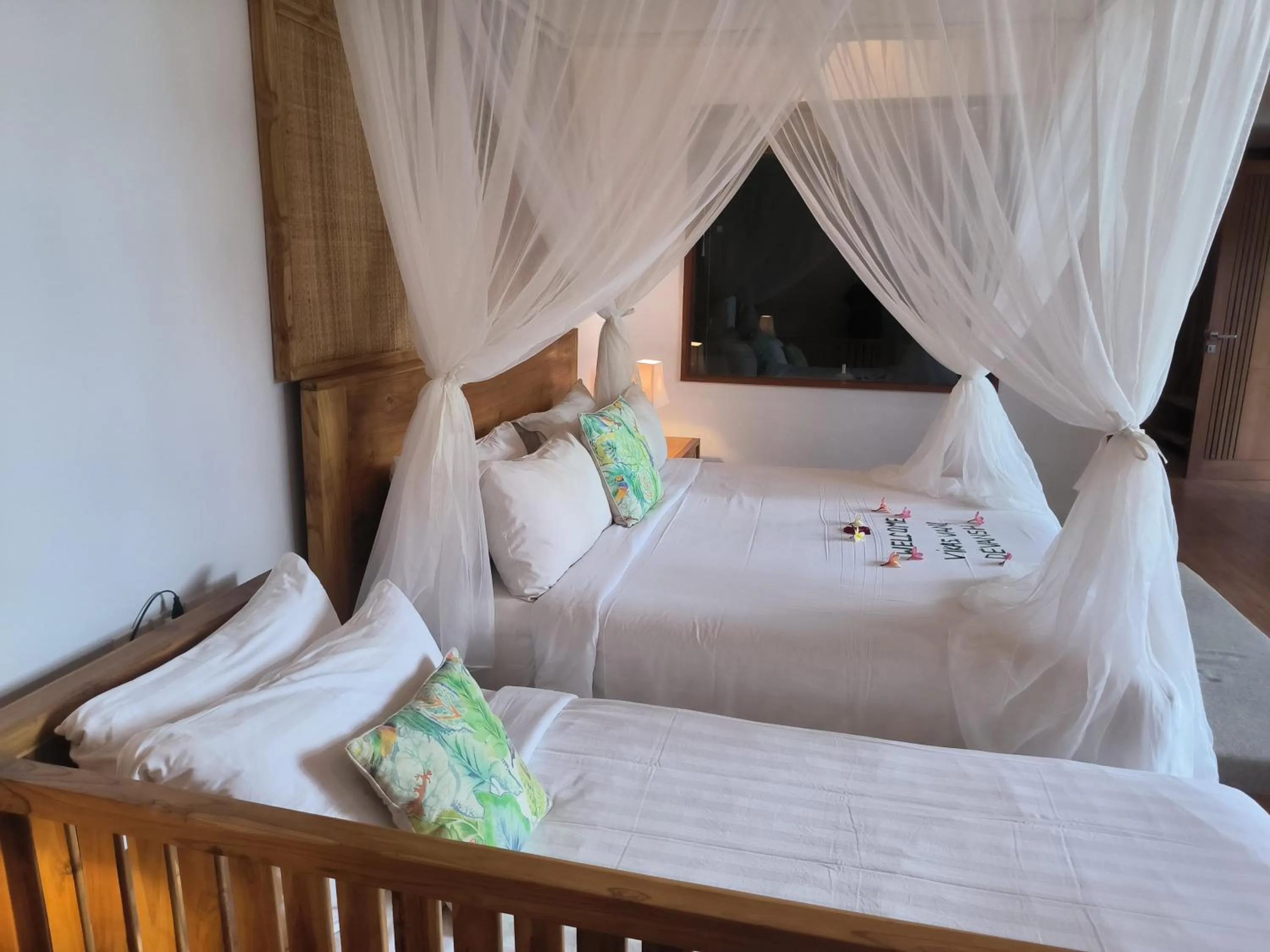 Bed in Sawitri Anandhita Luxury Villas
