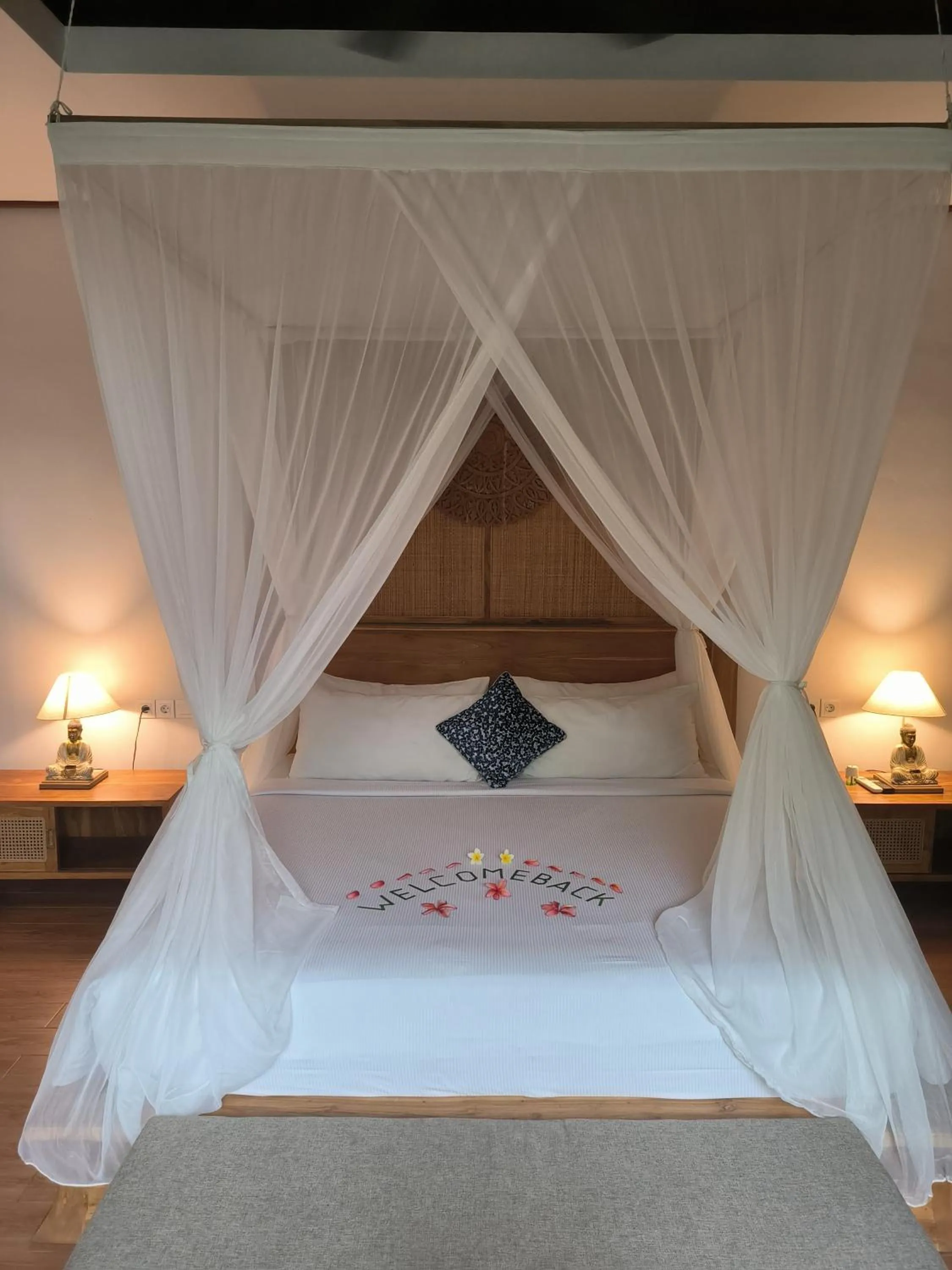 Bed in Sawitri Anandhita Luxury Villas