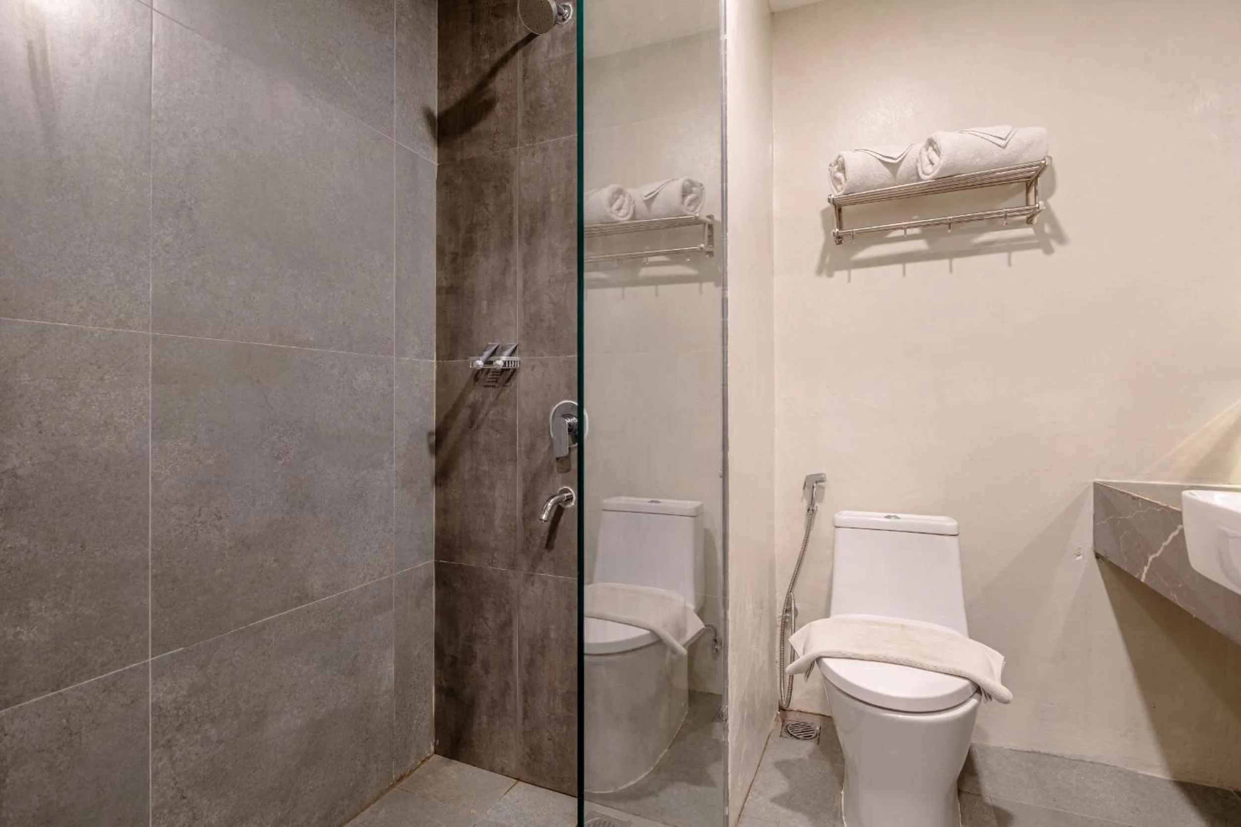 Toilet in Horison Le Aman Bali