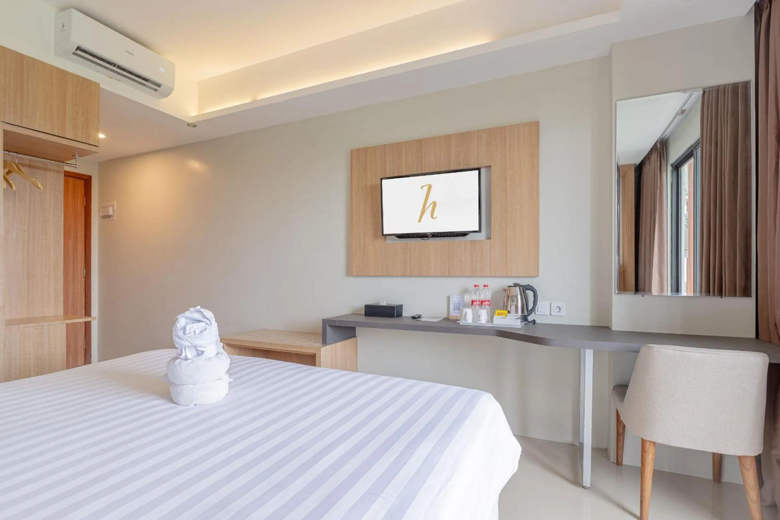 Bedroom, Bed in Horison Le Aman Bali