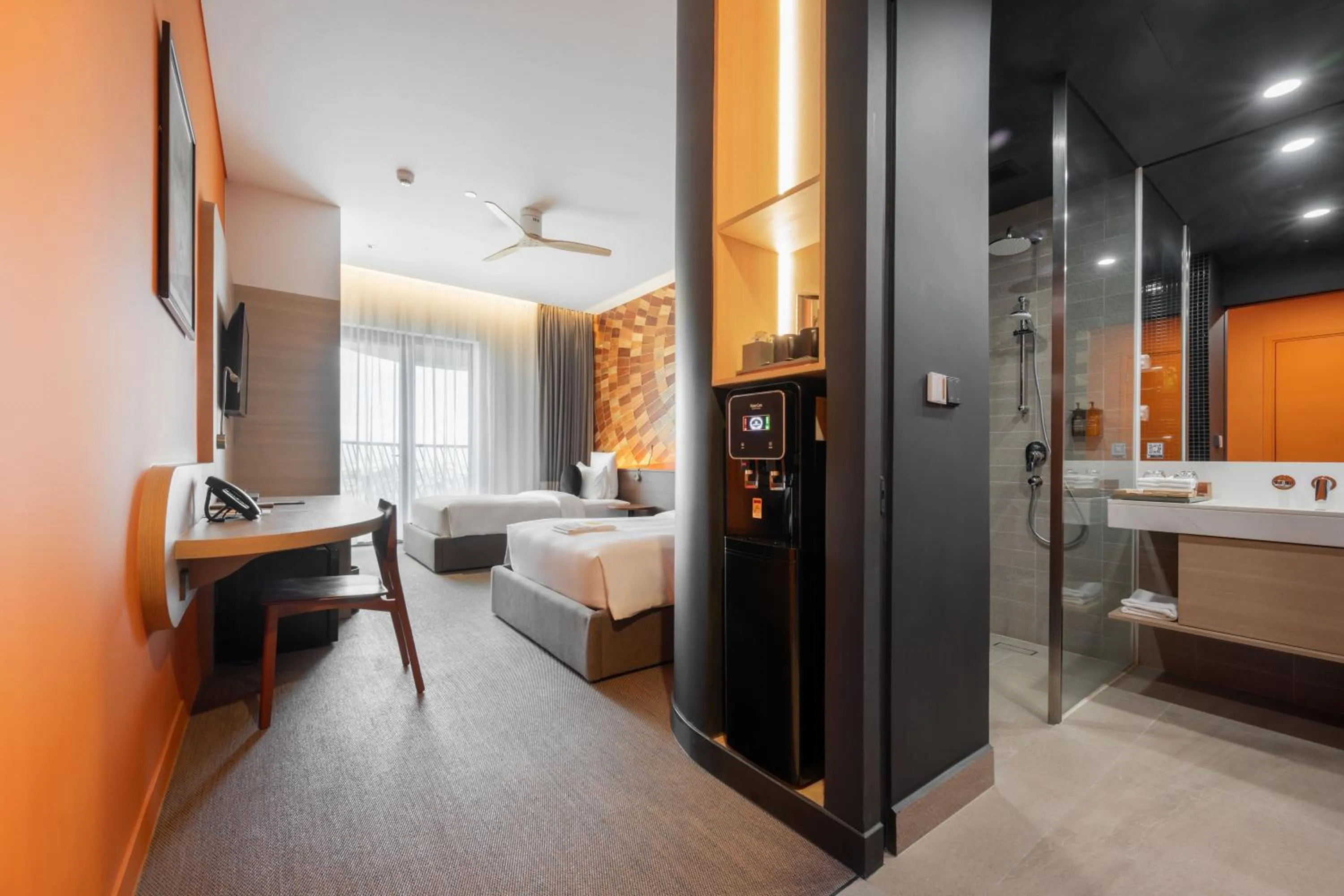 Coffee/tea facilities, Bed in SUN & MOON, Riverside Hotel