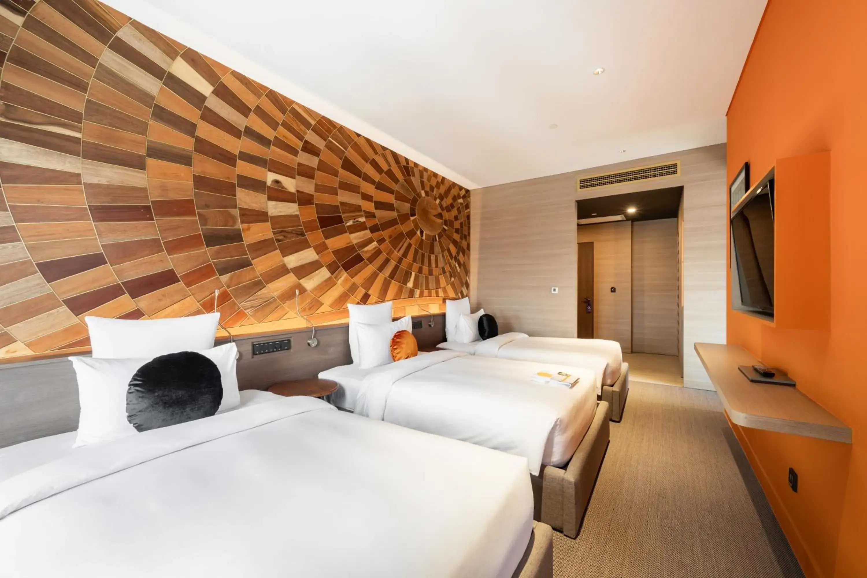 Bed in SUN & MOON, Riverside Hotel Bed in SUN & MOON, Riverside Hotel