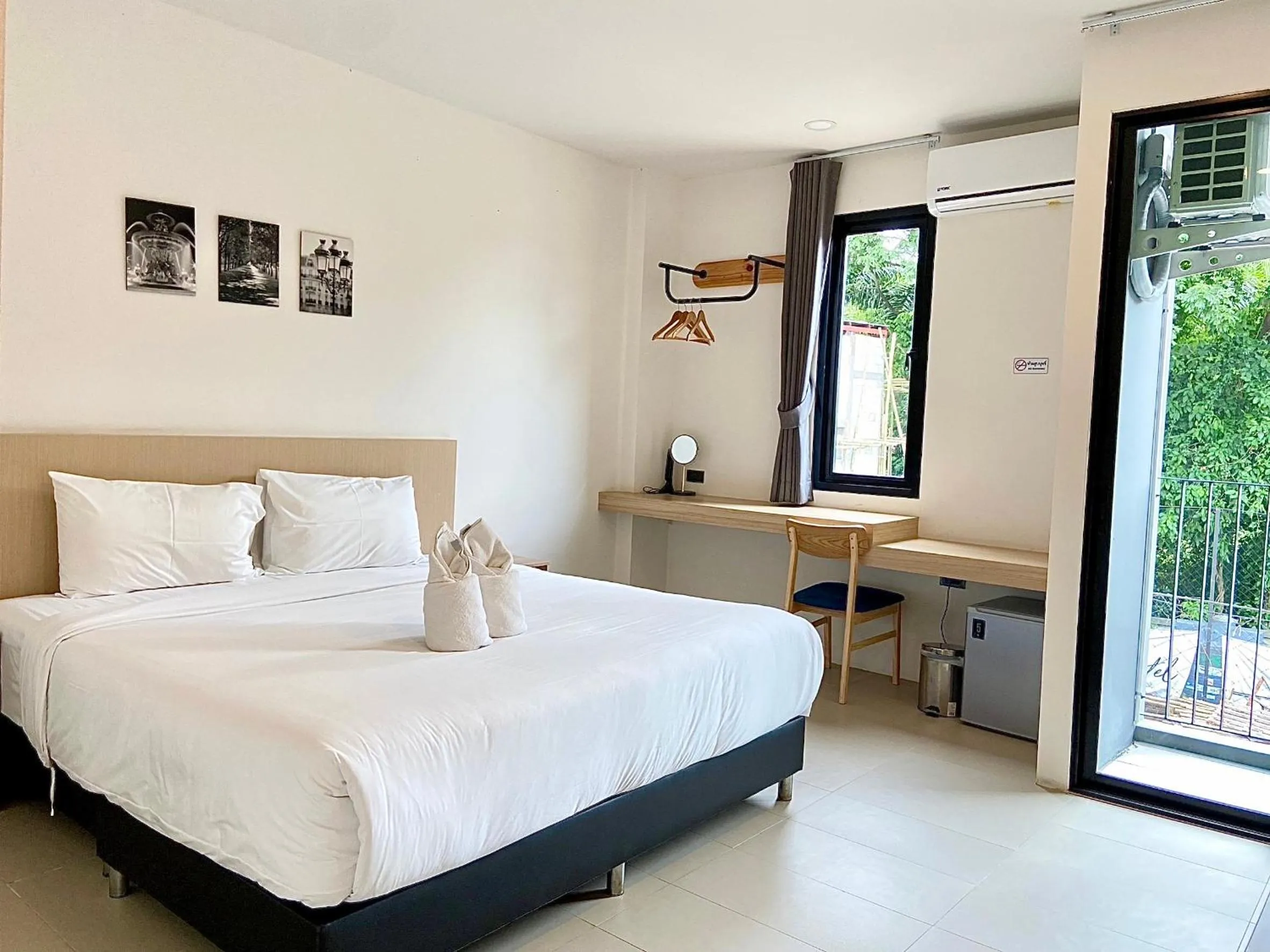 Bed in Double J Hotel