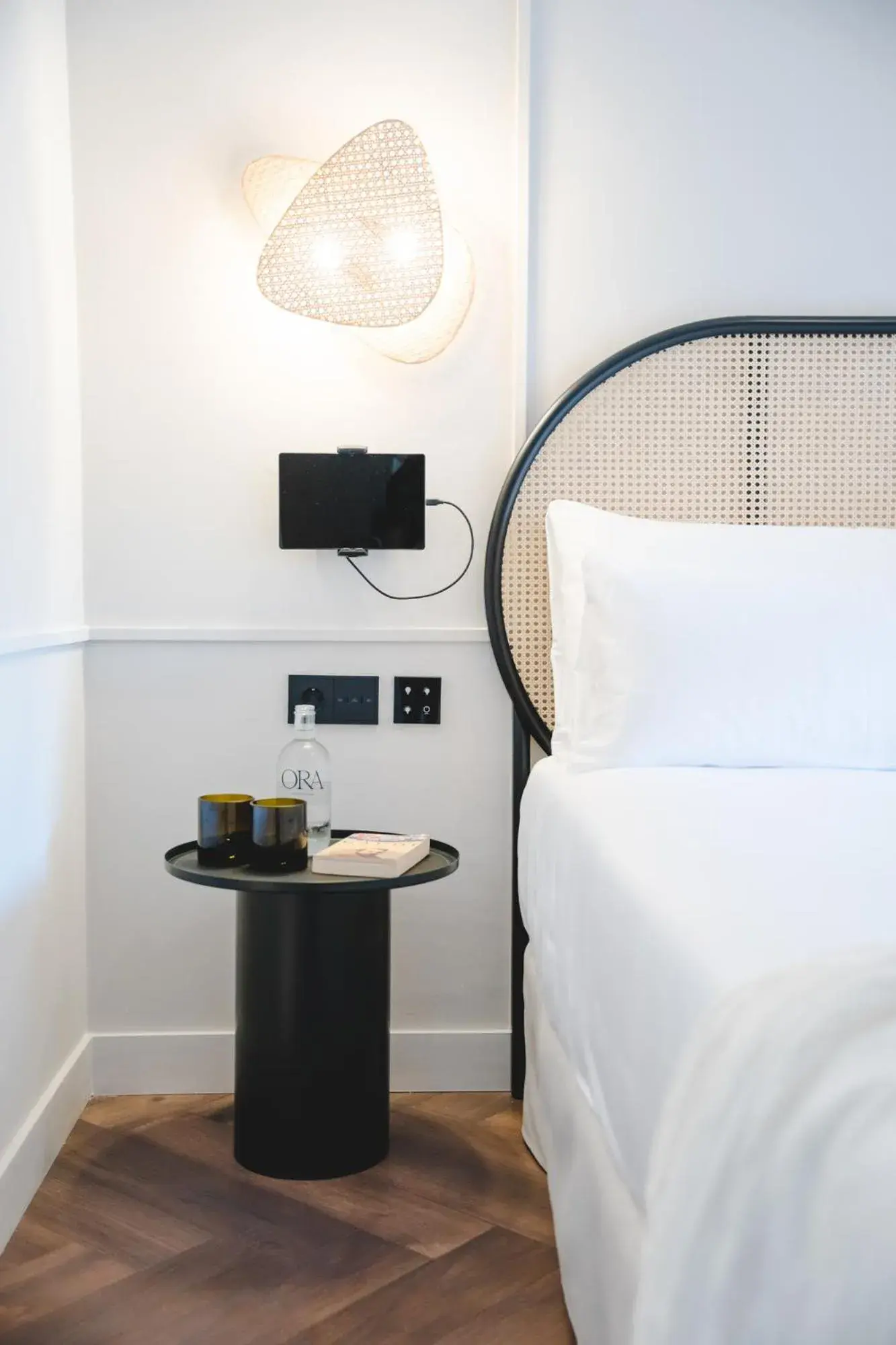 Bed in ORA Hotel Priorat, a Member of Design Hotels Bed in ORA Hotel Priorat, a Member of Design Hotels