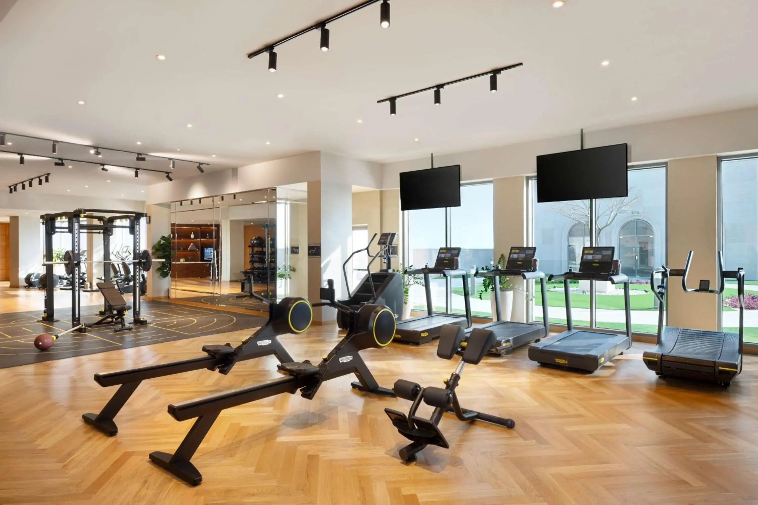Fitness centre/facilities in The Plaza Doha, LXR Hotels & Resorts Fitness centre/facilities in The Plaza Doha, LXR Hotels & Resorts