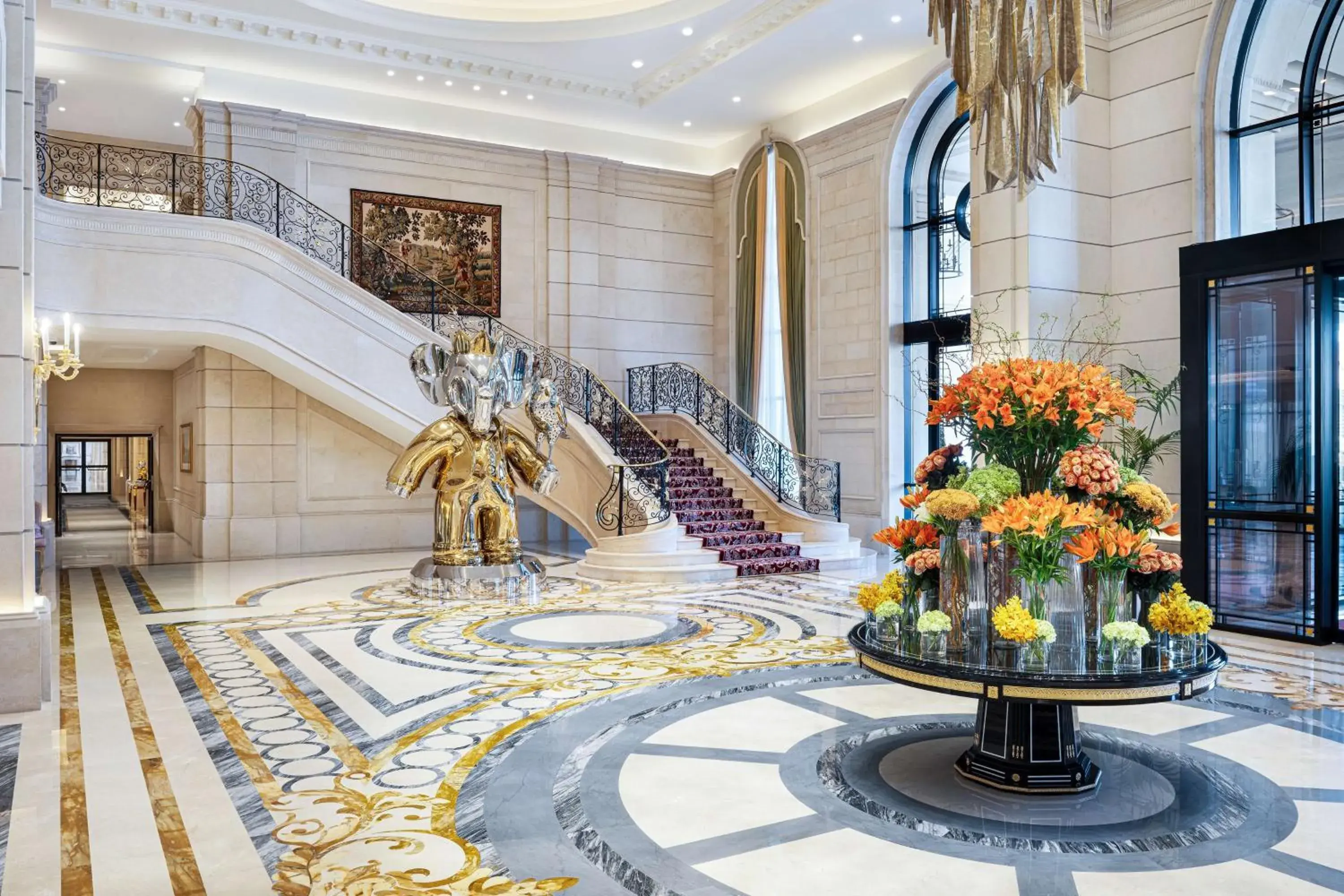 Lobby or reception in The Plaza Doha, LXR Hotels & Resorts Lobby or reception in The Plaza Doha, LXR Hotels & Resorts