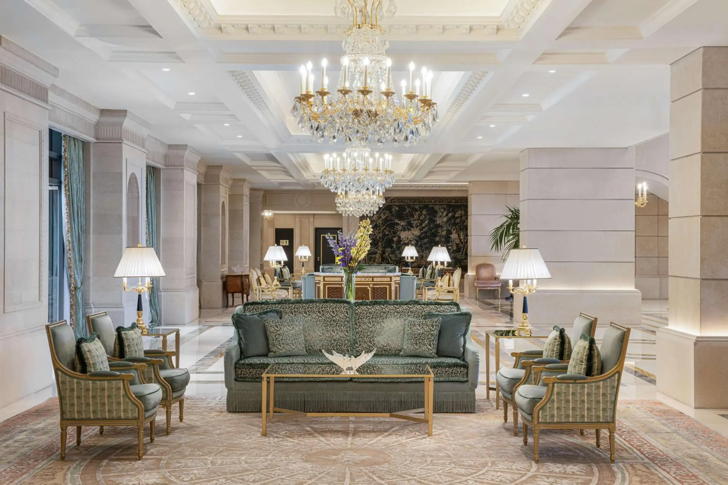 Lobby or reception in The Plaza Doha, LXR Hotels & Resorts Lobby or reception in The Plaza Doha, LXR Hotels & Resorts