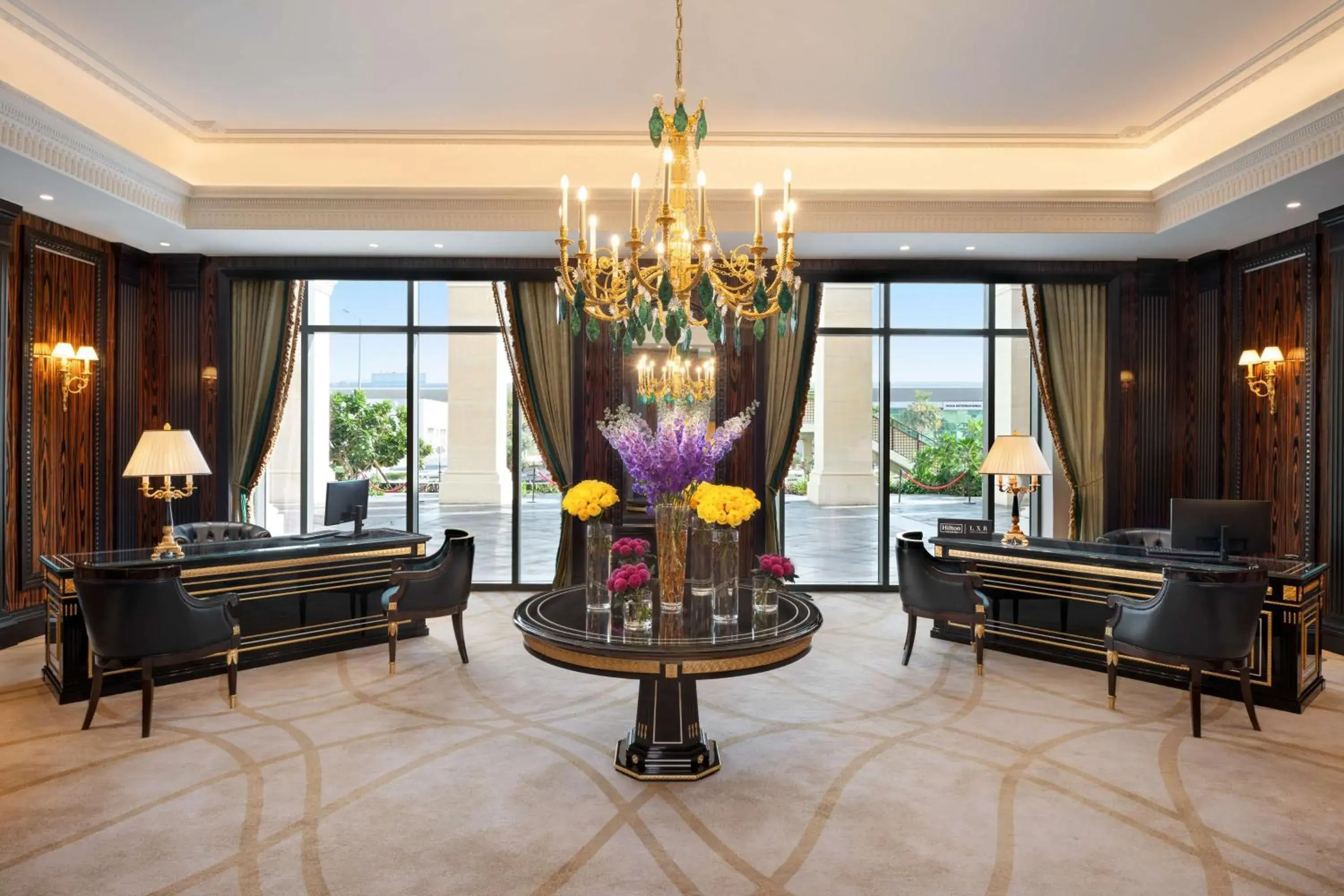 Lobby or reception in The Plaza Doha, LXR Hotels & Resorts Lobby or reception in The Plaza Doha, LXR Hotels & Resorts