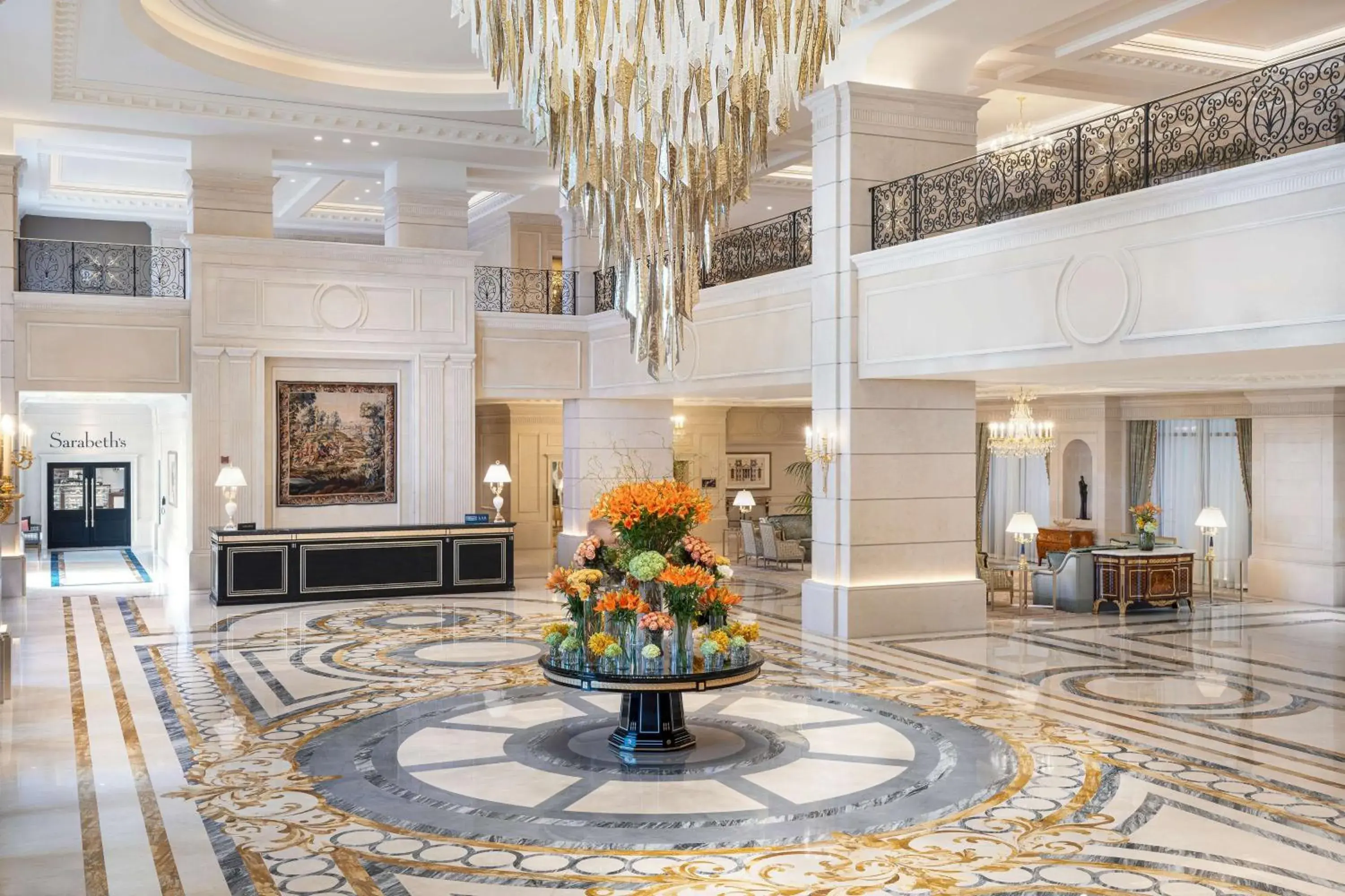 Lobby or reception in The Plaza Doha, LXR Hotels & Resorts Lobby or reception in The Plaza Doha, LXR Hotels & Resorts