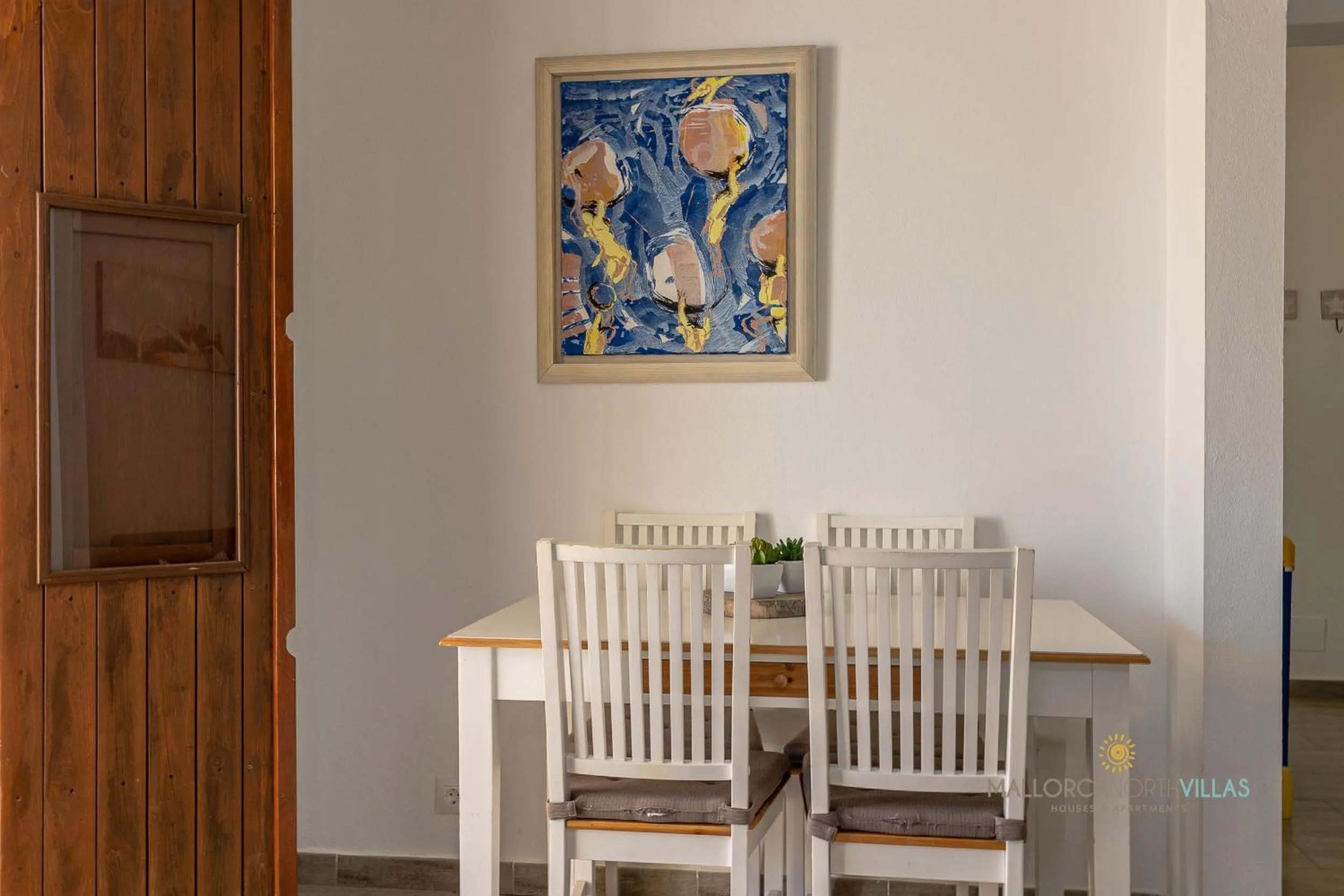Dining area in Villa Les Oliveres Petites de un dormitorio