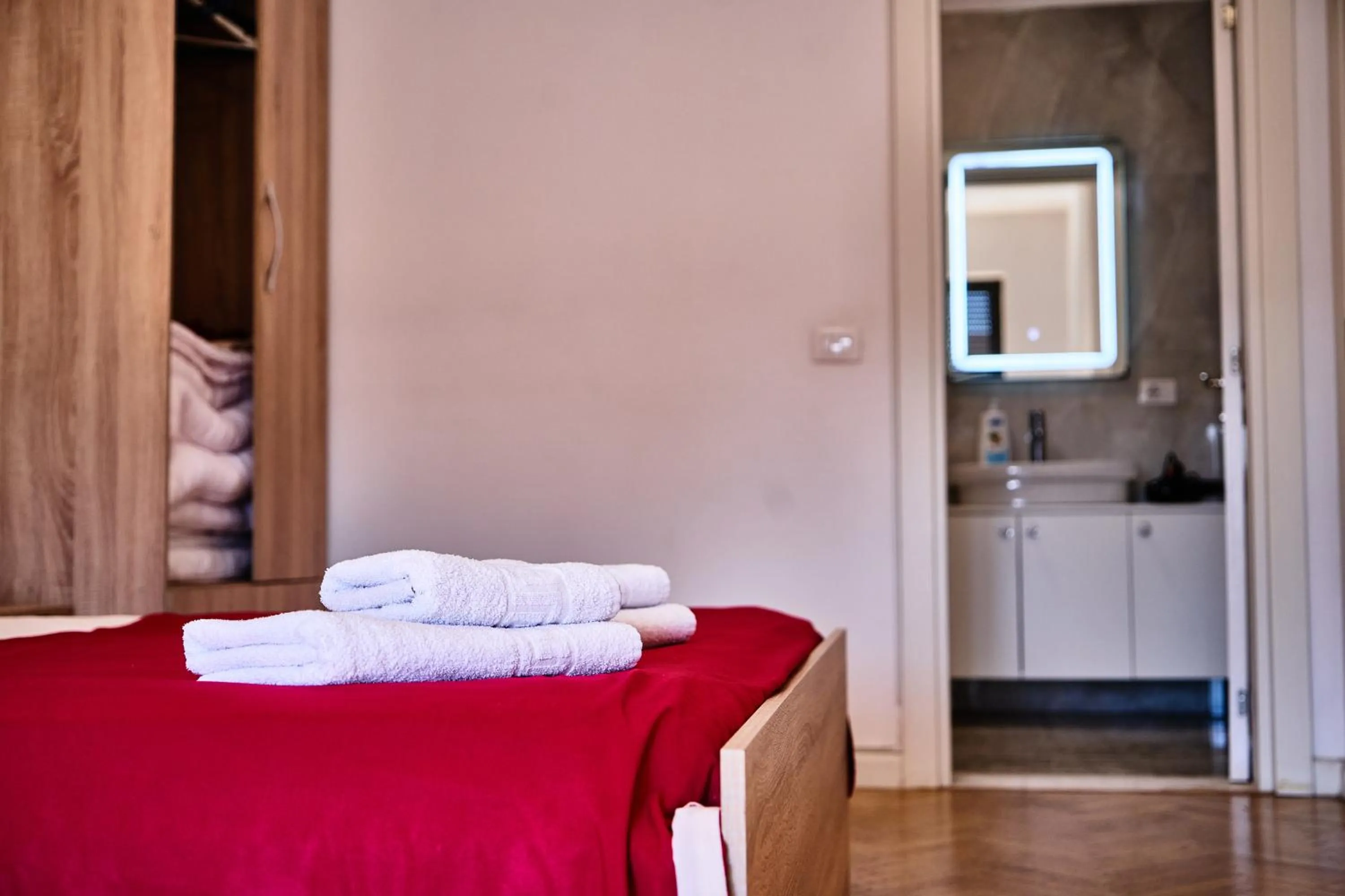 Bed in Kalpazo Home Tirana 21