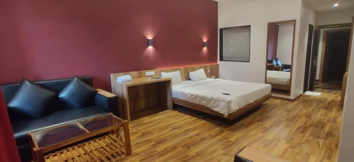 View (from property/room), Bed in TGN SUITES - HOTEL