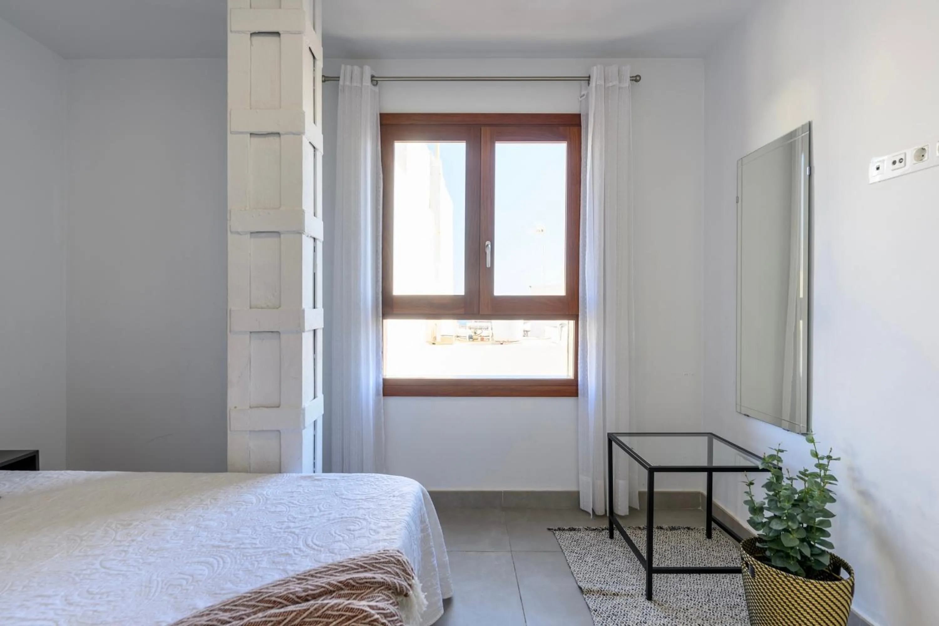 Bed in Vegueta Rooftop Suites