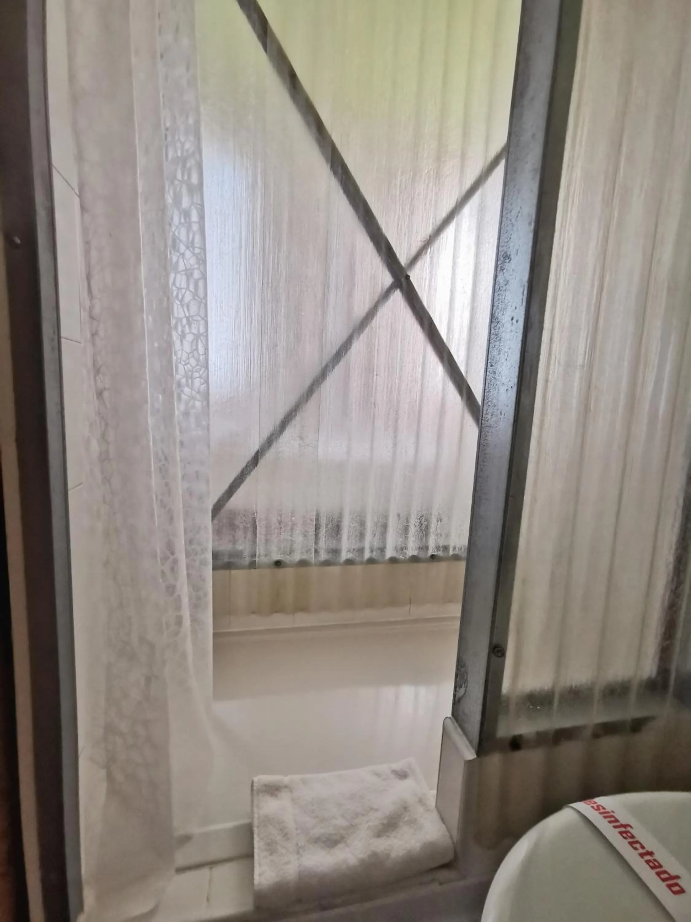 Bathroom, Bed in La Posada de El Chaflán