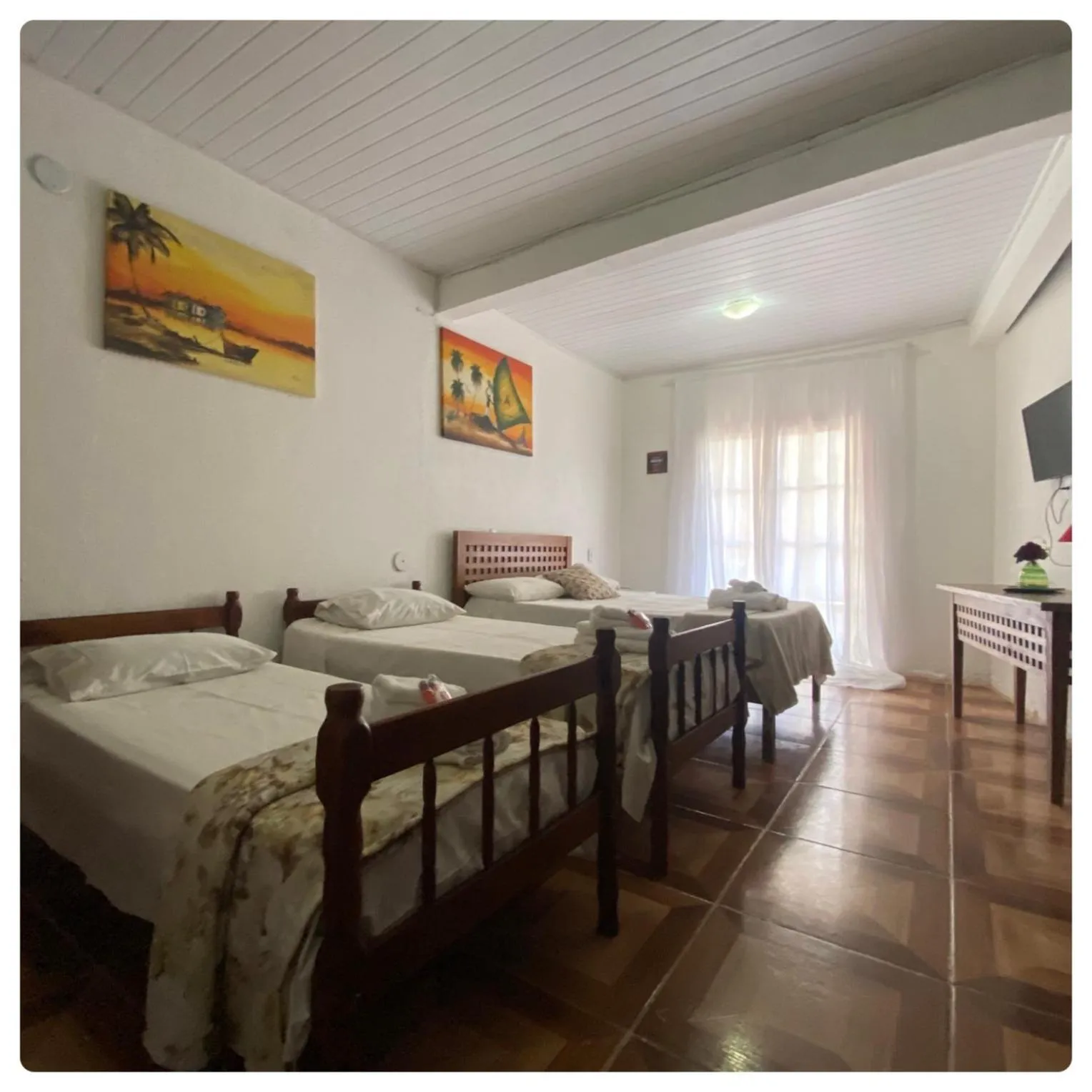 Bed in Pousada Maresias de Geribá