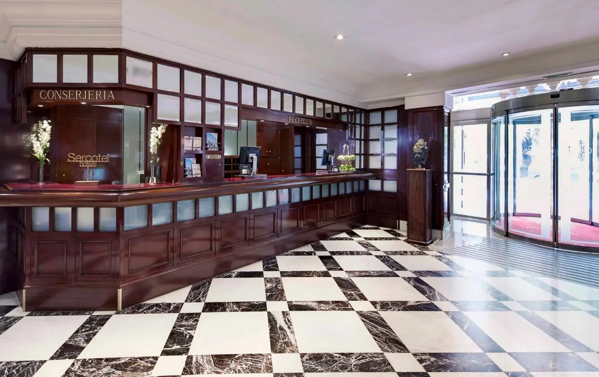 Lobby or reception in Sercotel Gran Hotel Conde Duque Lobby or reception in Sercotel Gran Hotel Conde Duque