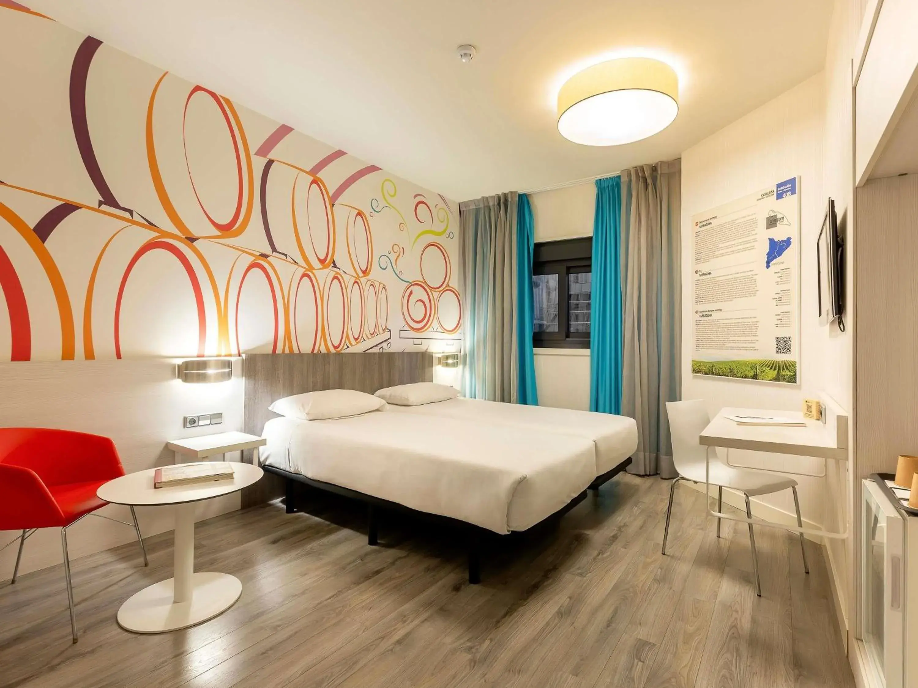 Bedroom, Bed in Ibis Styles Madrid Prado Bedroom, Bed in Ibis Styles Madrid Prado