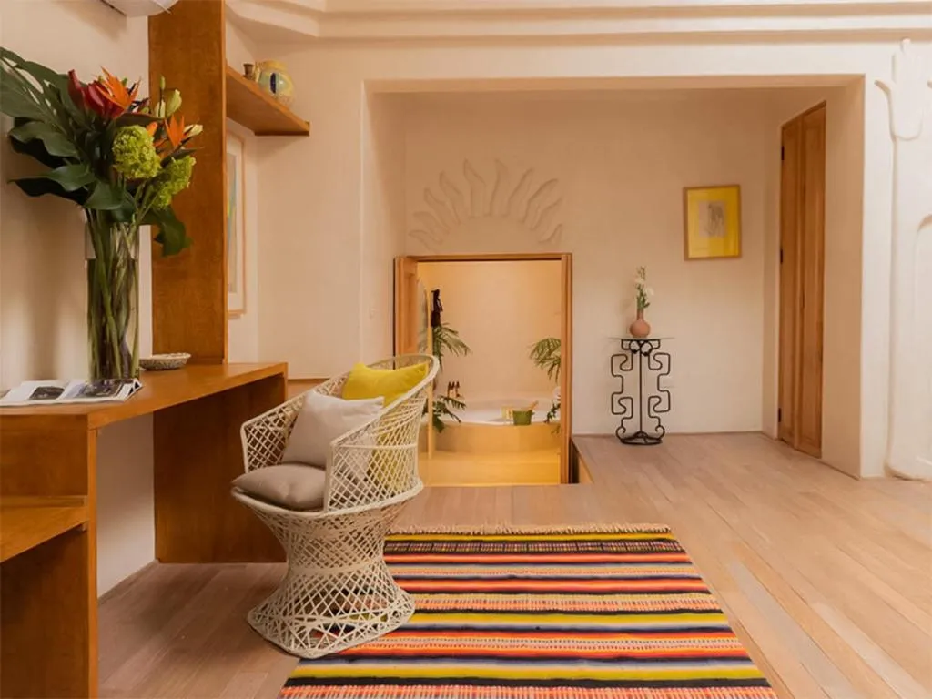 Living room in La Valise San Miguel de Allende, Member of Small Luxury Hotels