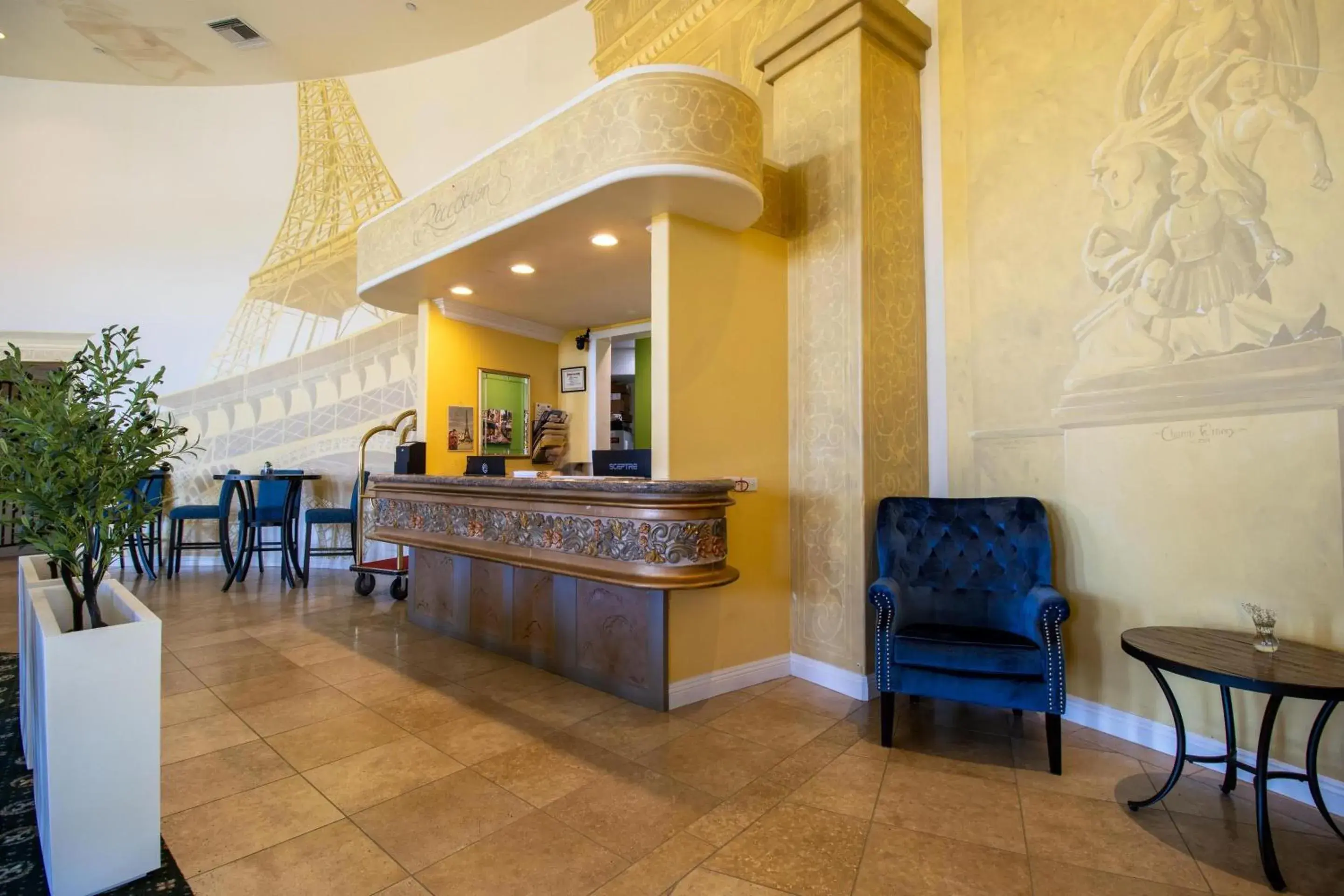 Lobby or reception in Churon Inn Winery Lobby or reception in Churon Inn Winery