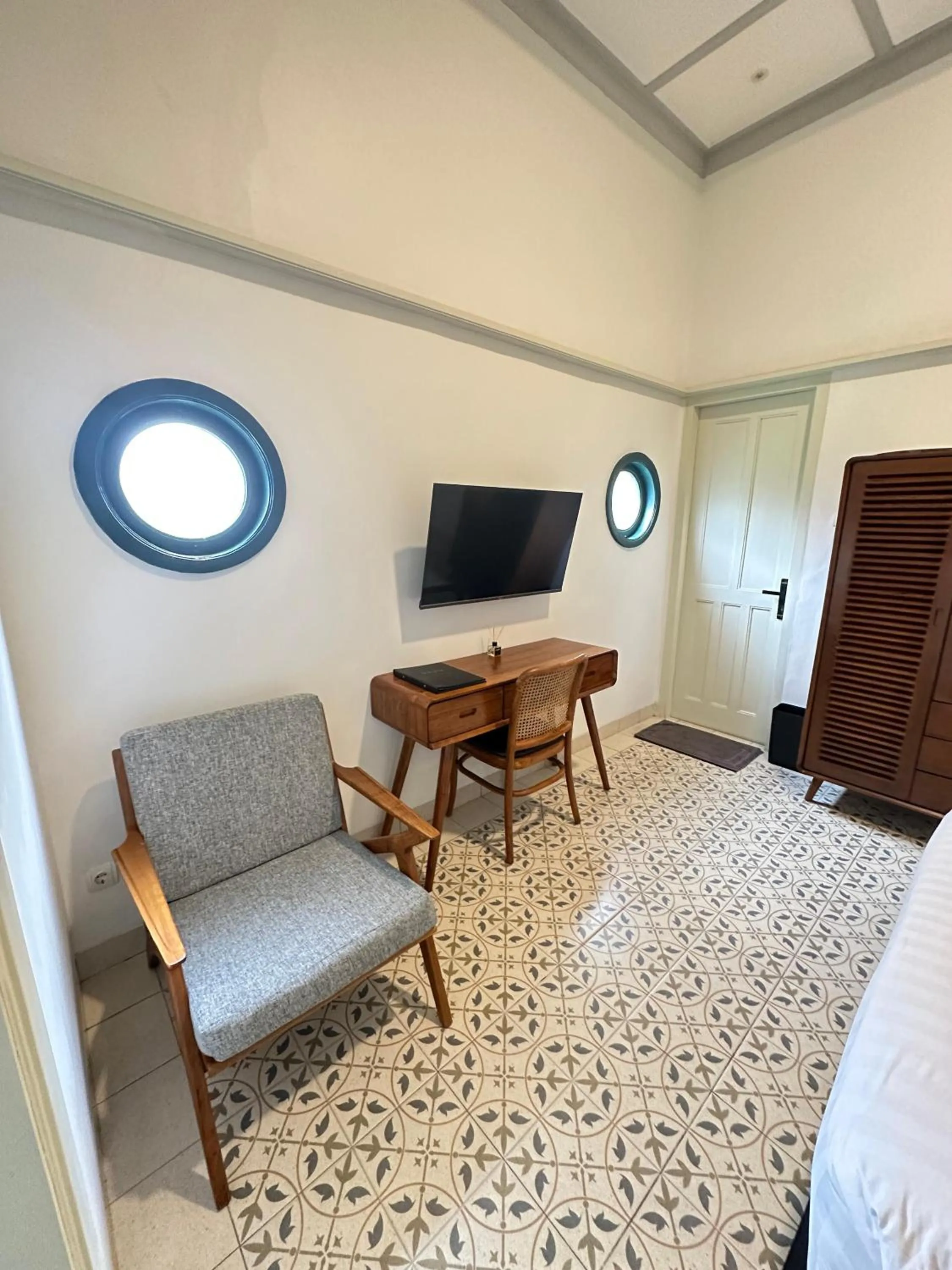 Bed in CERIA HOTEL at Alun Alun Yogyakarta