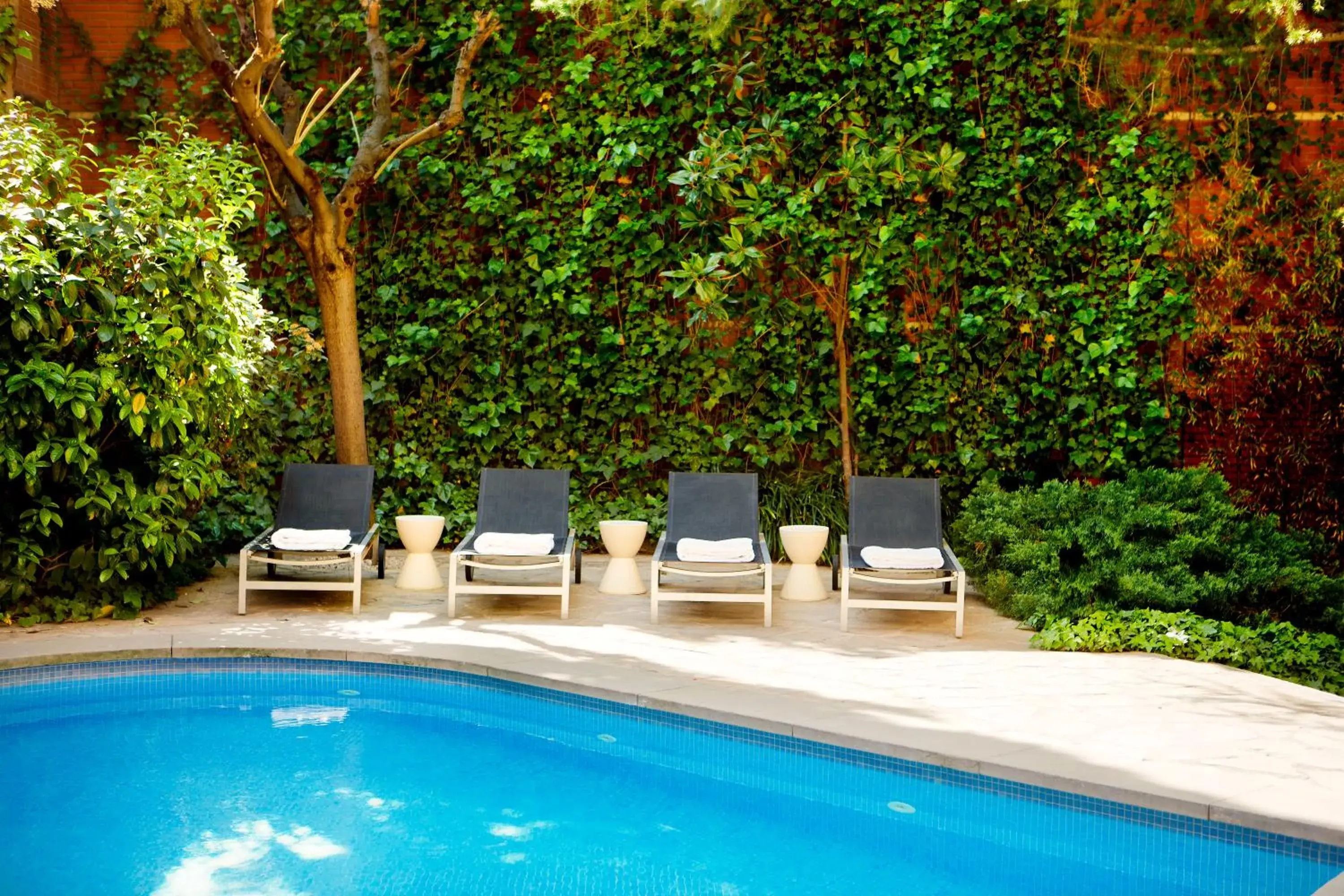 Swimming pool in Hotel Balmes, a member of Preferred Hotels & Resorts Swimming pool in Hotel Balmes, a member of Preferred Hotels & Resorts