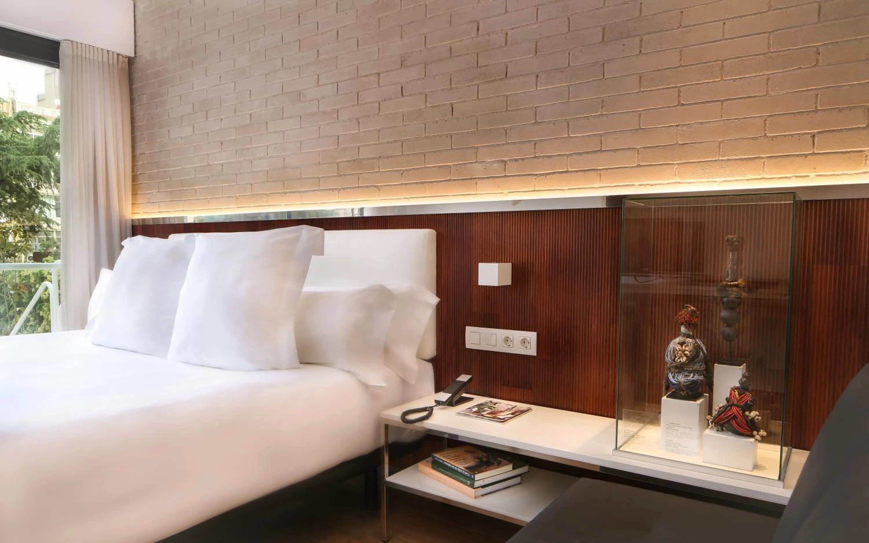 Bed in Hotel Balmes, a member of Preferred Hotels & Resorts