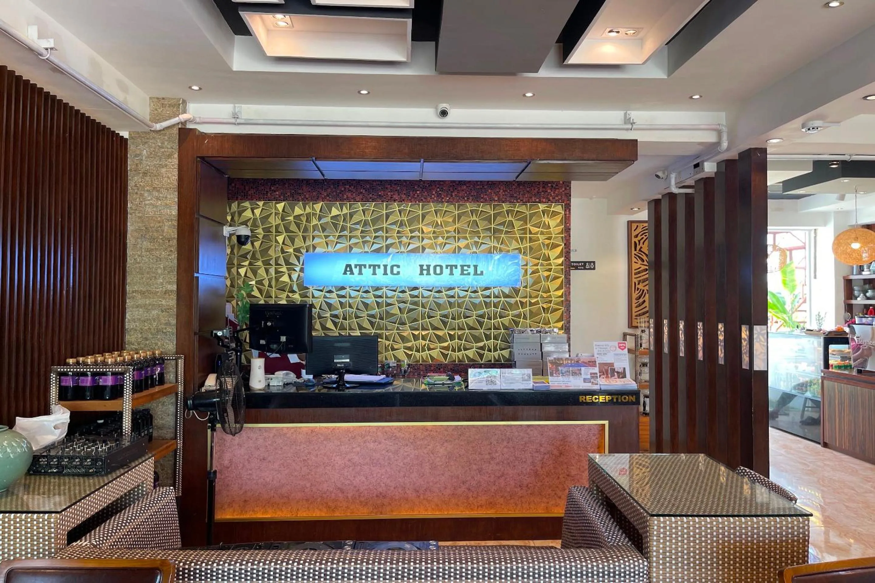 Lobby or reception in Attic Capsule Hotel