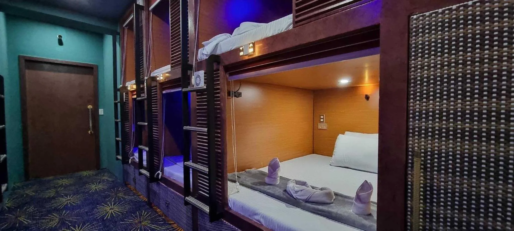 Bed in Attic Capsule Hotel
