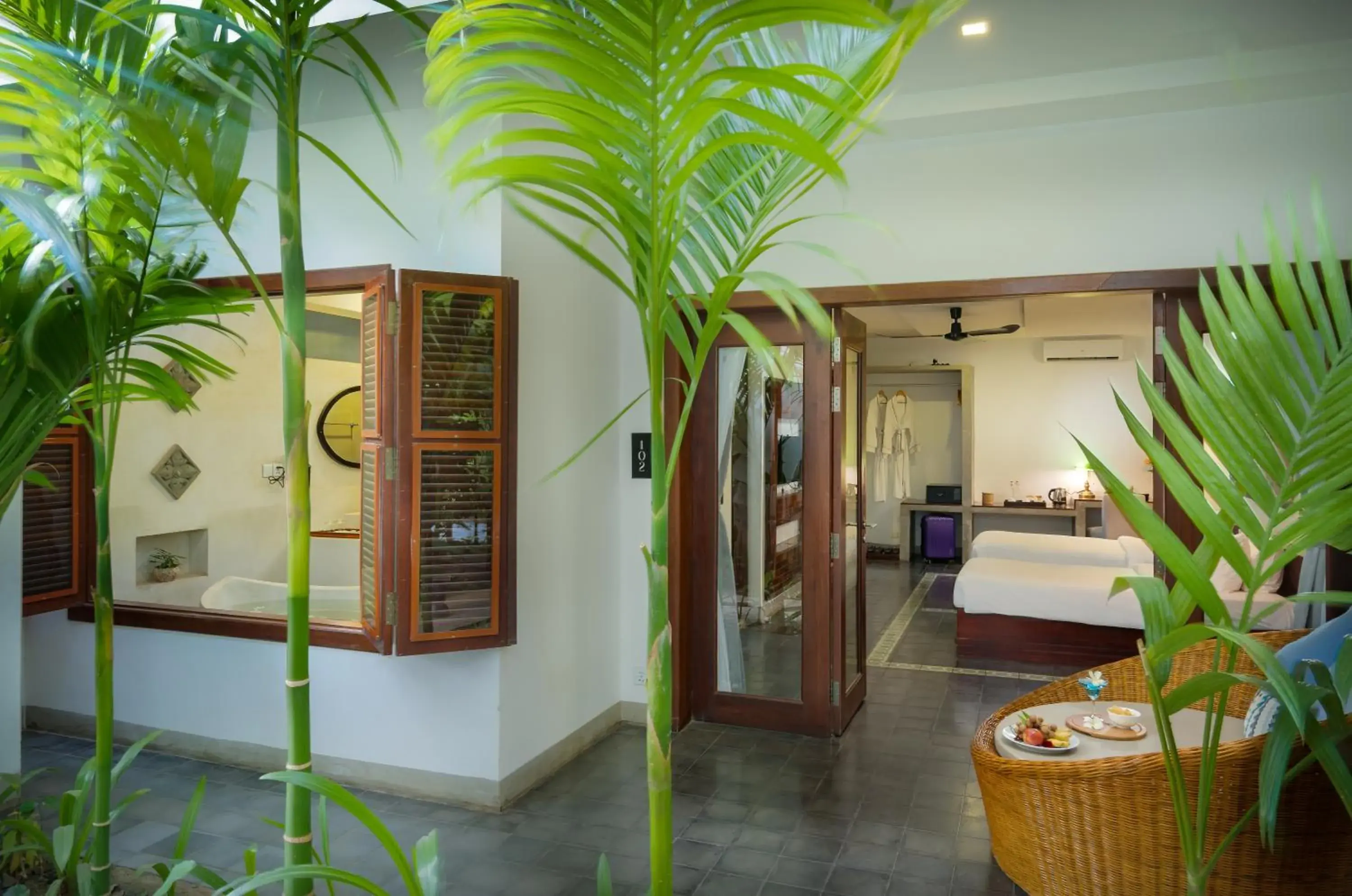 View (from property/room), Bed in Bopha Watbo Residence View (from property/room), Bed in Bopha Watbo Residence