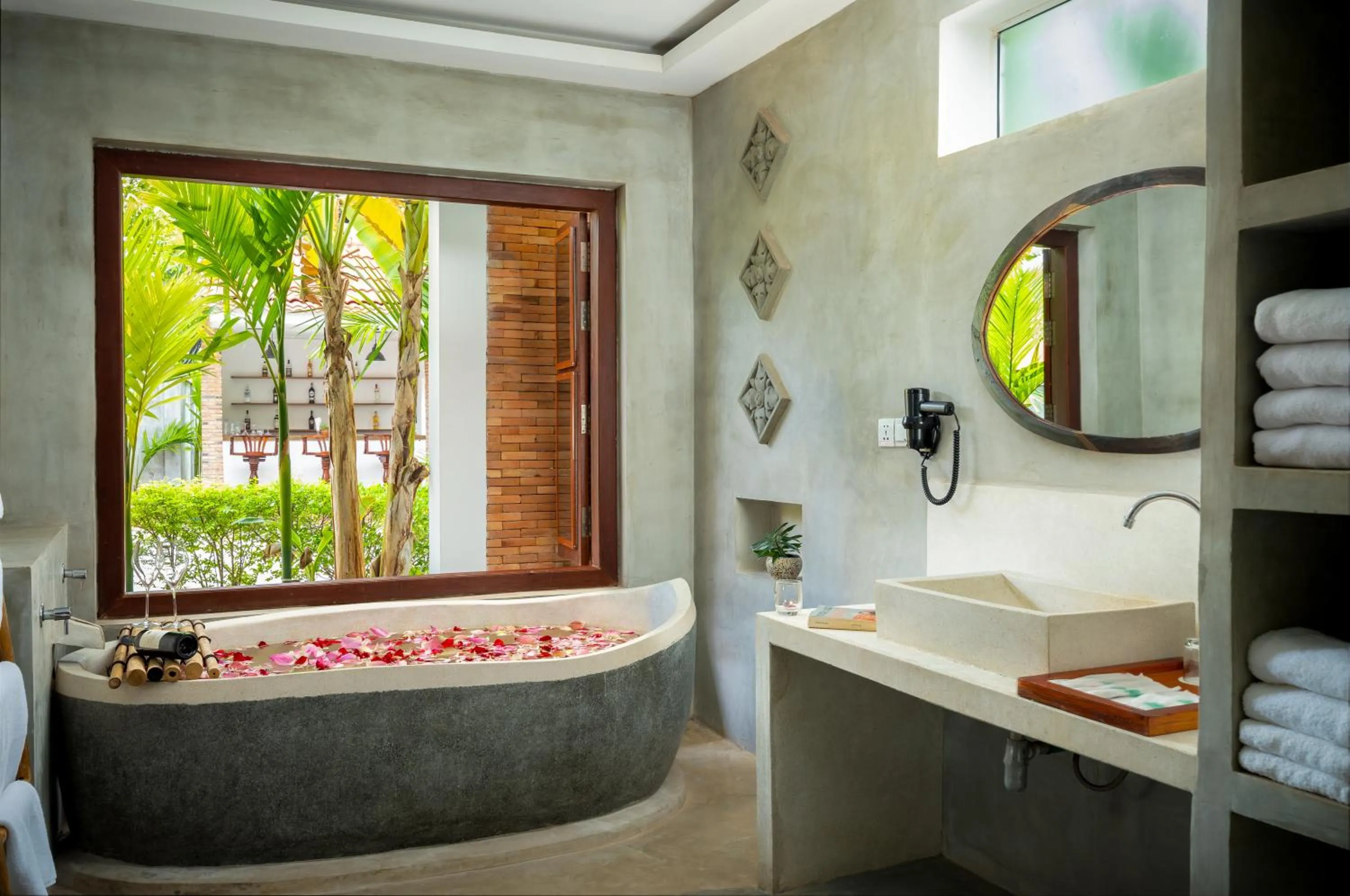 Bed in Bopha Watbo Residence