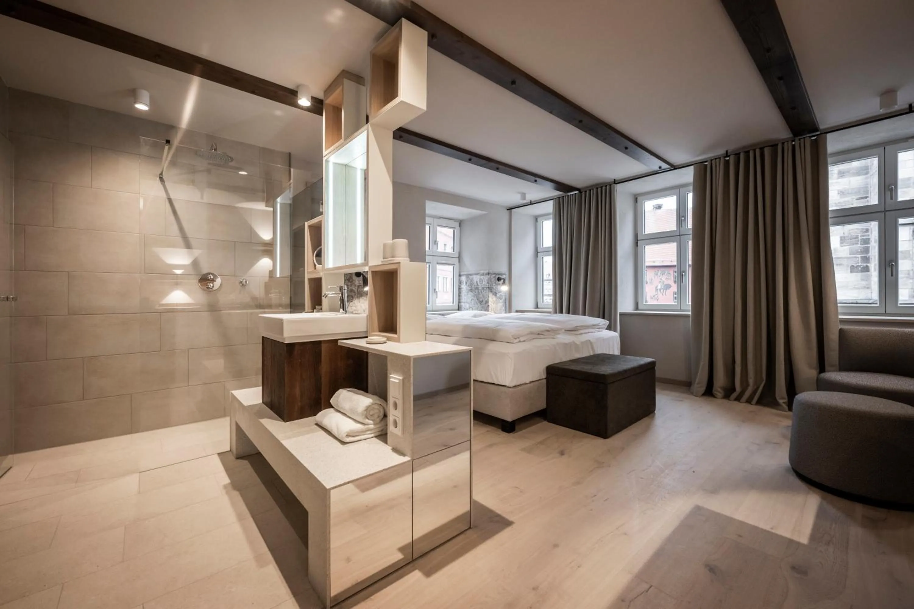 Bathroom in HOTEL & SPA Goldene Rose