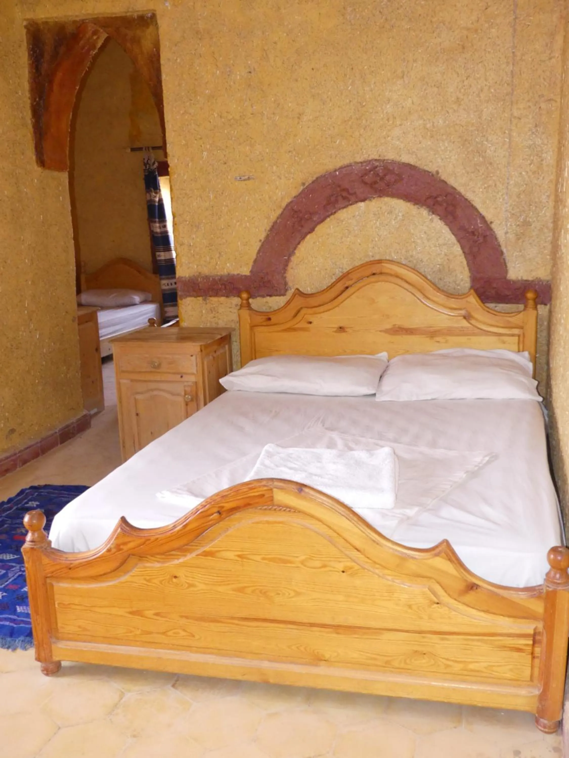 Bed in Les Pyramides Hotel Merzouga