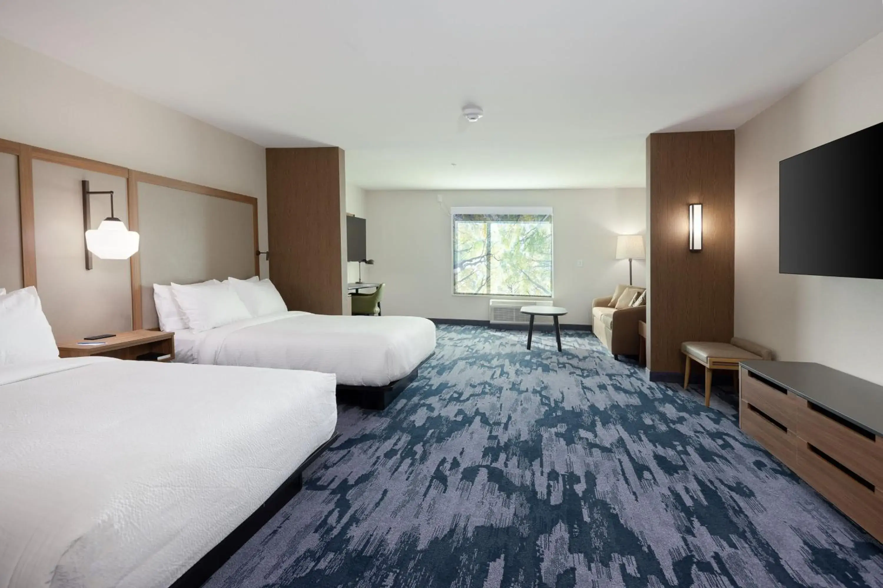 Queen Suite with Two Queen Beds and Sofa Bed in Fairfield by Marriott Inn & Suites Canton Riverstone Parkway Queen Suite with Two Queen Beds and Sofa Bed in Fairfield by Marriott Inn & Suites Canton Riverstone Parkway